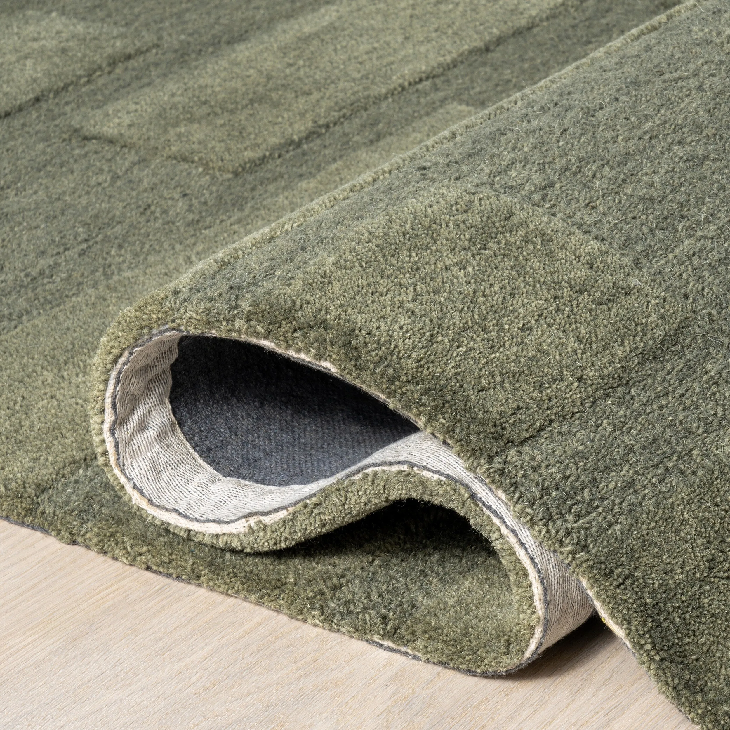 Remy Crosshatch Wool Area Rug