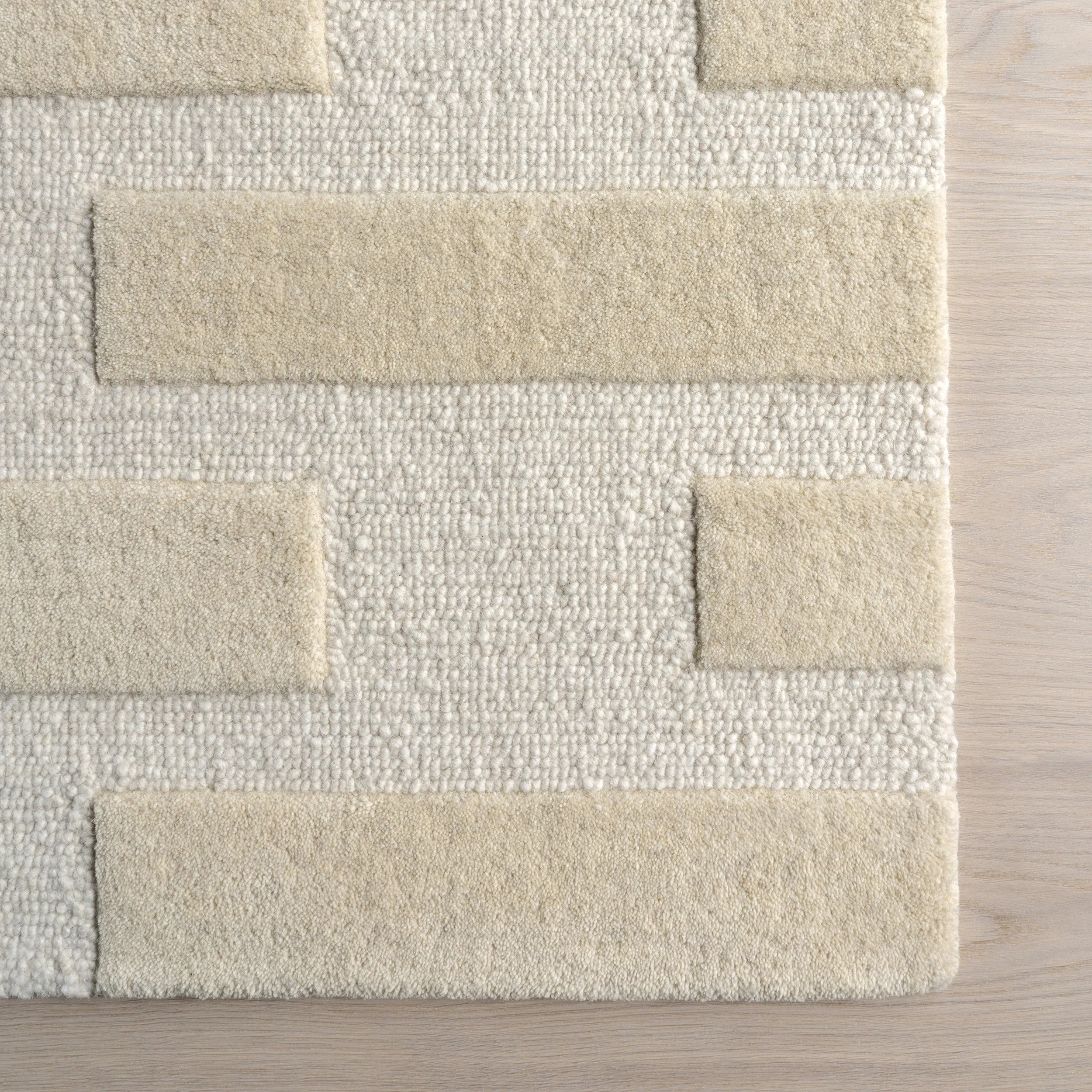 Remy Crosshatch Wool Area Rug