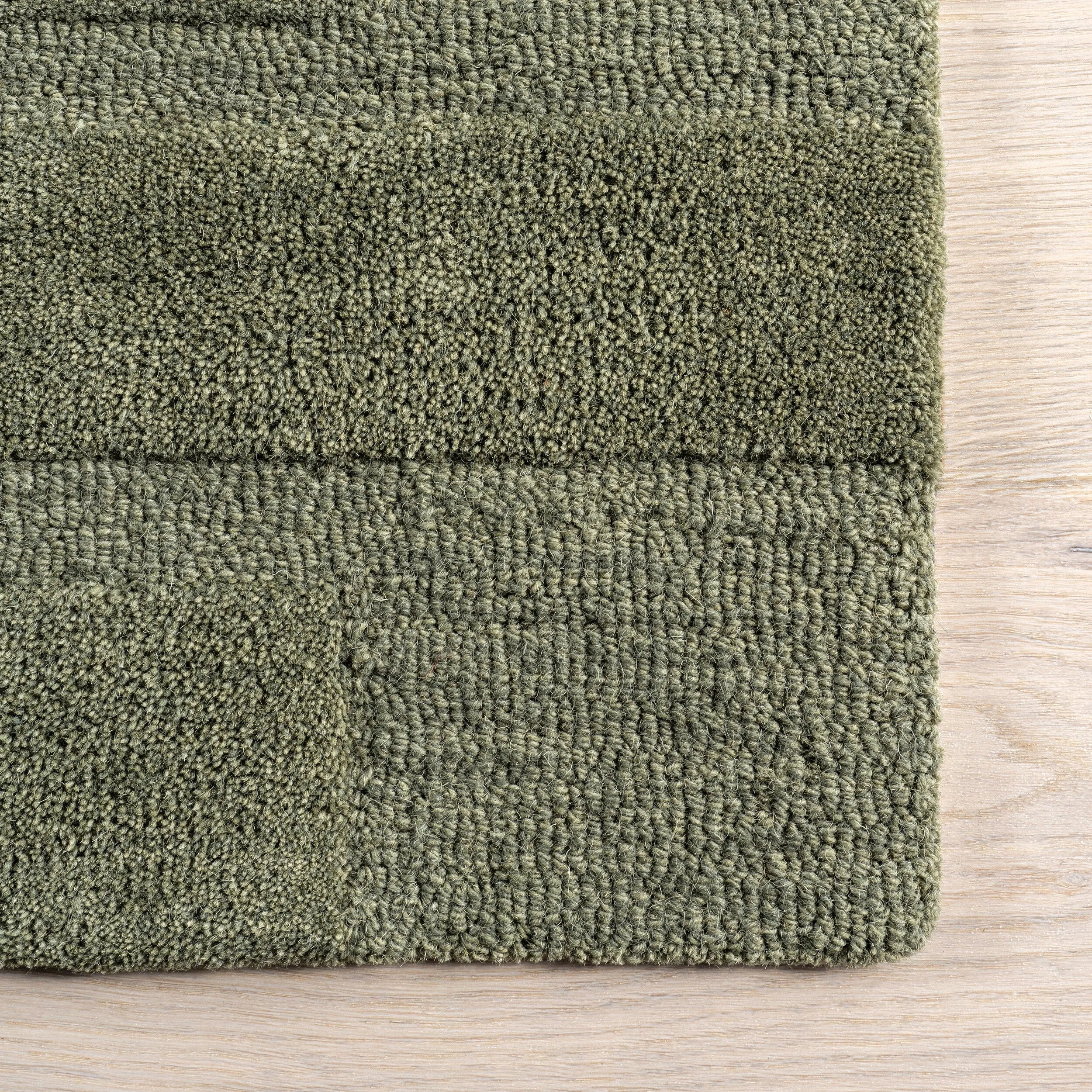 Remy Crosshatch Wool Area Rug