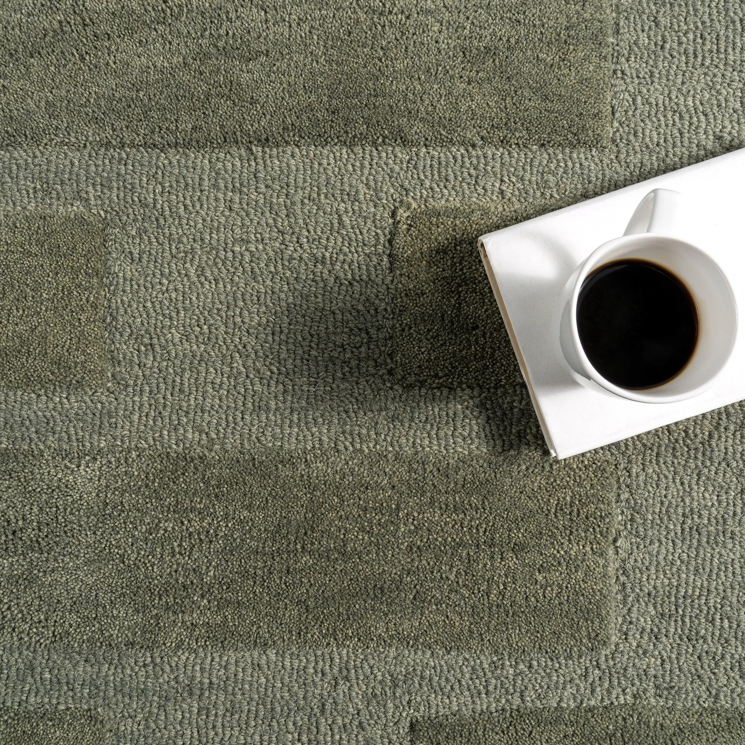 Remy Crosshatch Wool Area Rug