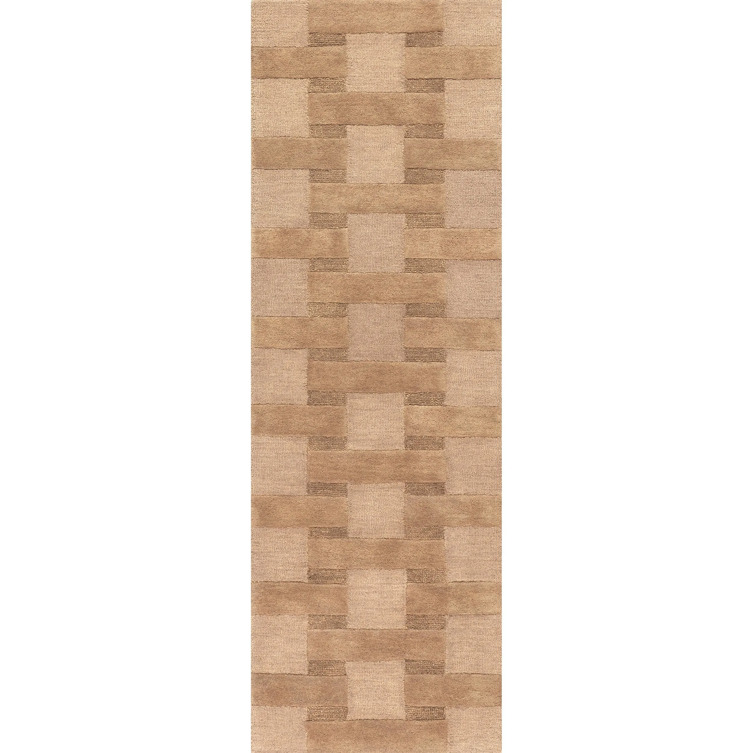Remy Crosshatch Wool Area Rug