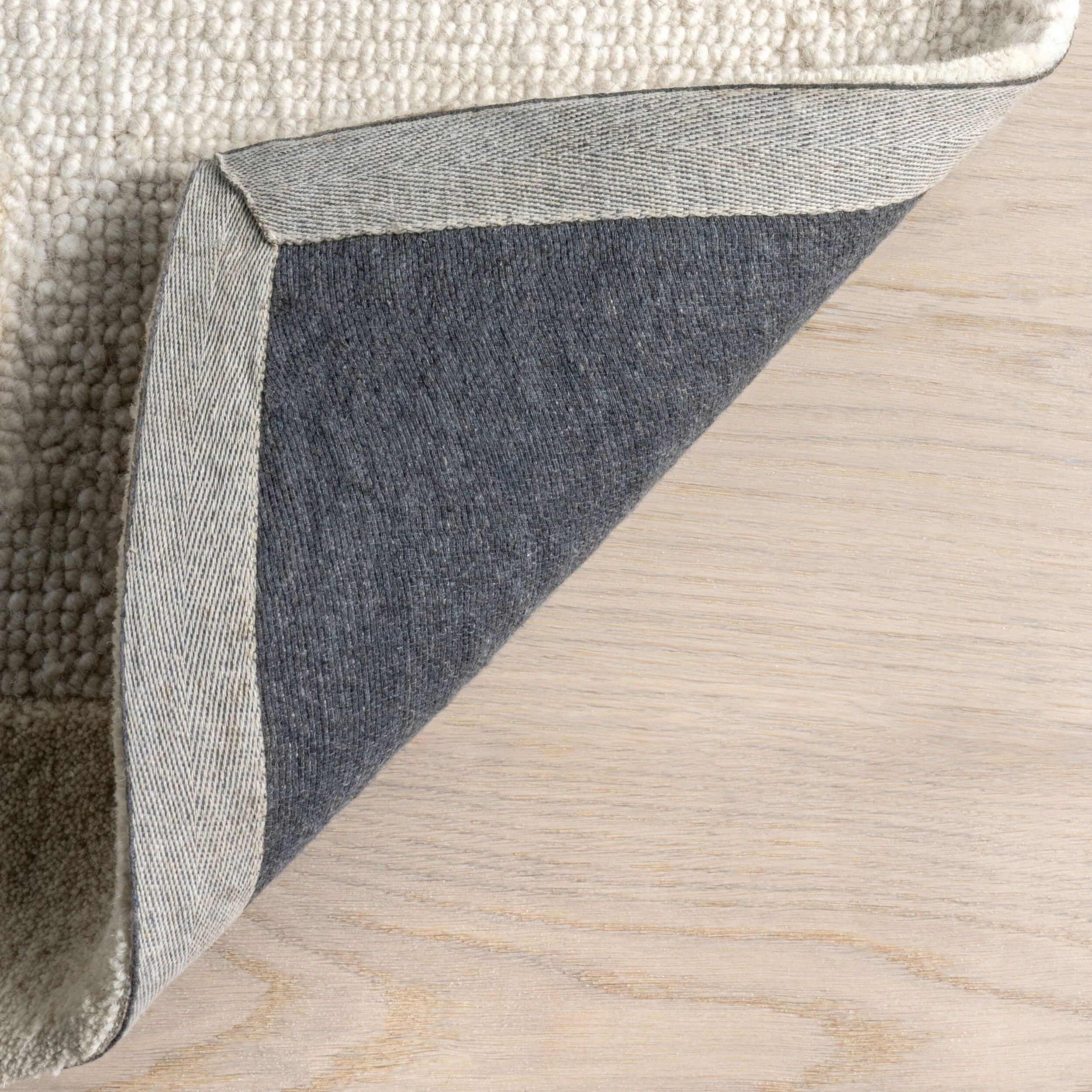 Remy Crosshatch Wool Area Rug