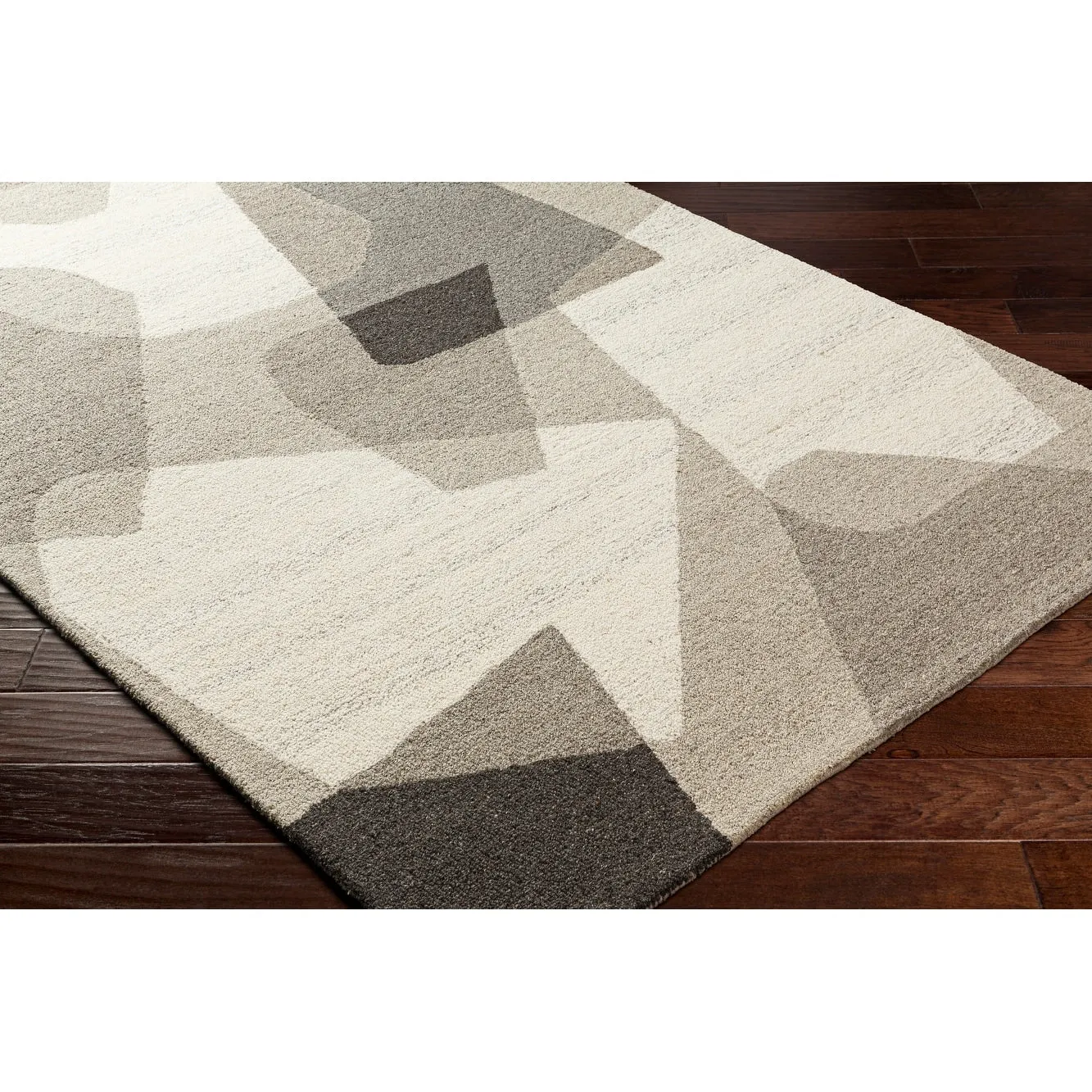 Revello Handmade Modern Wool Area Rug