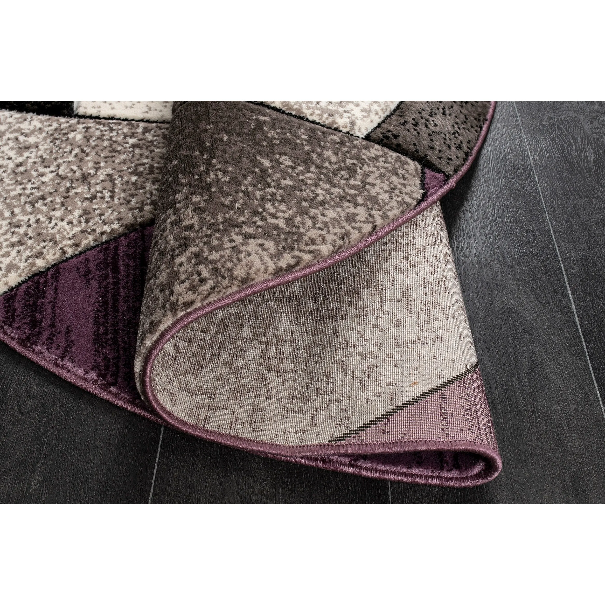 Rhodes Collection Abstract Designed Area Rug