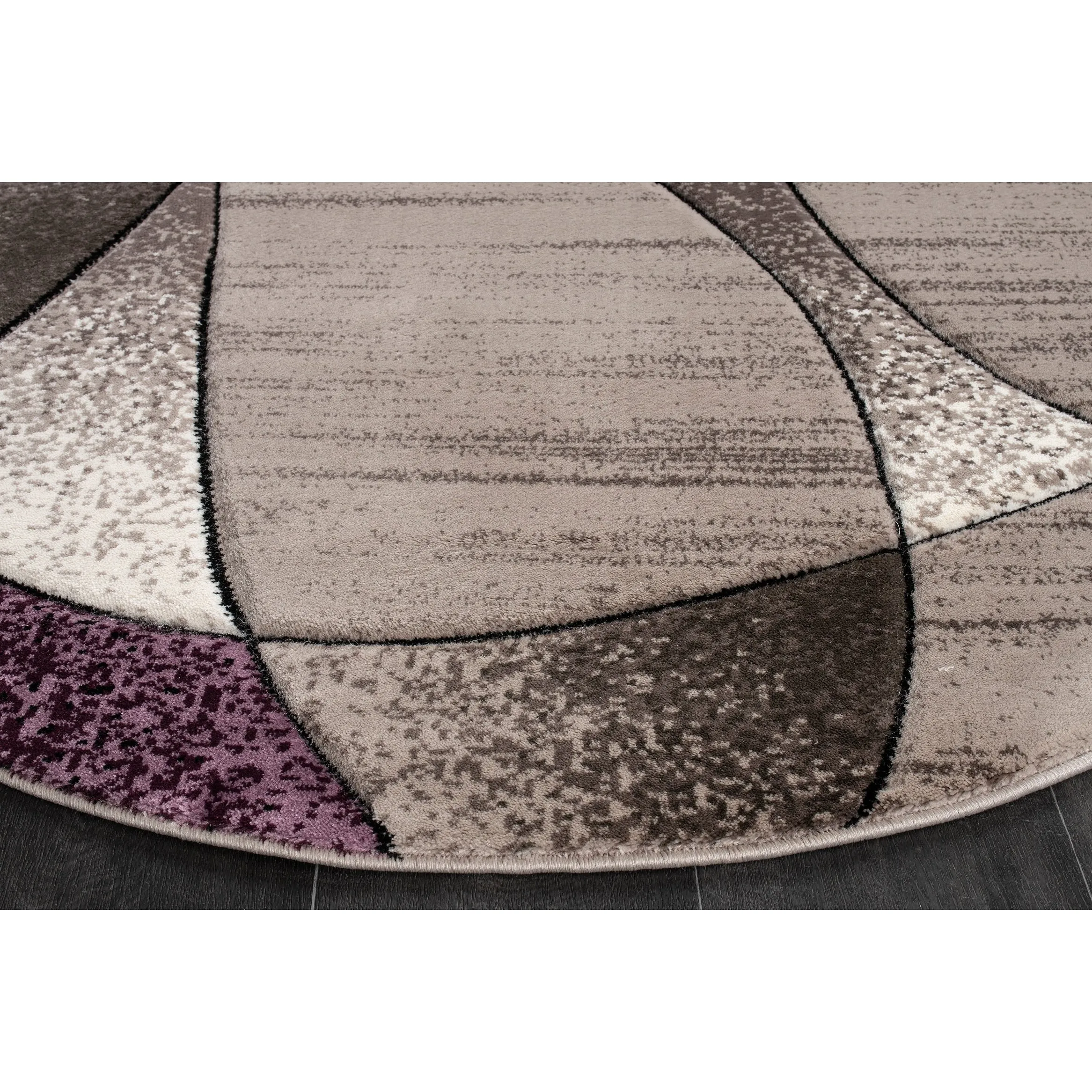 Rhodes Collection Abstract Designed Area Rug