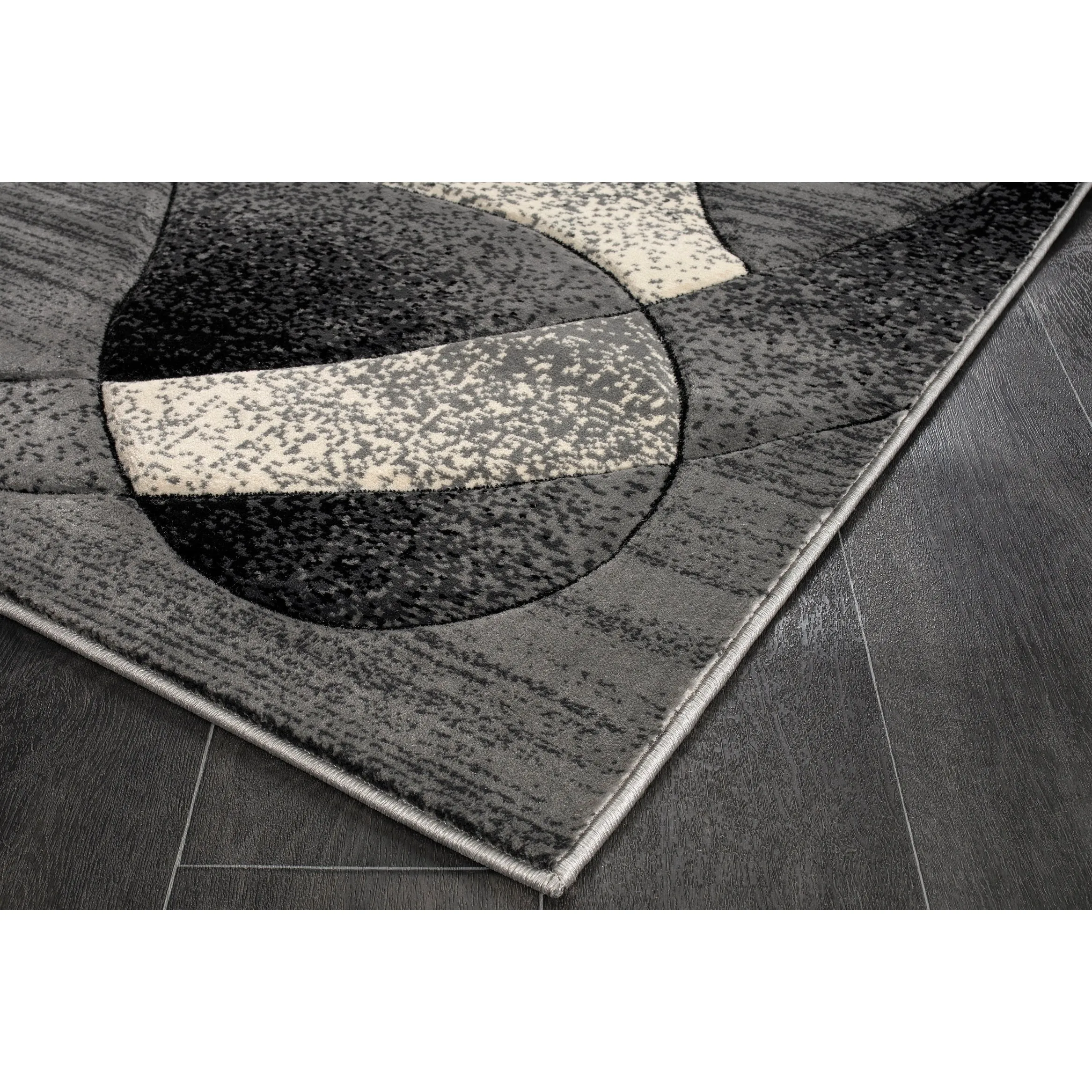 Rhodes Collection Abstract Designed Area Rug