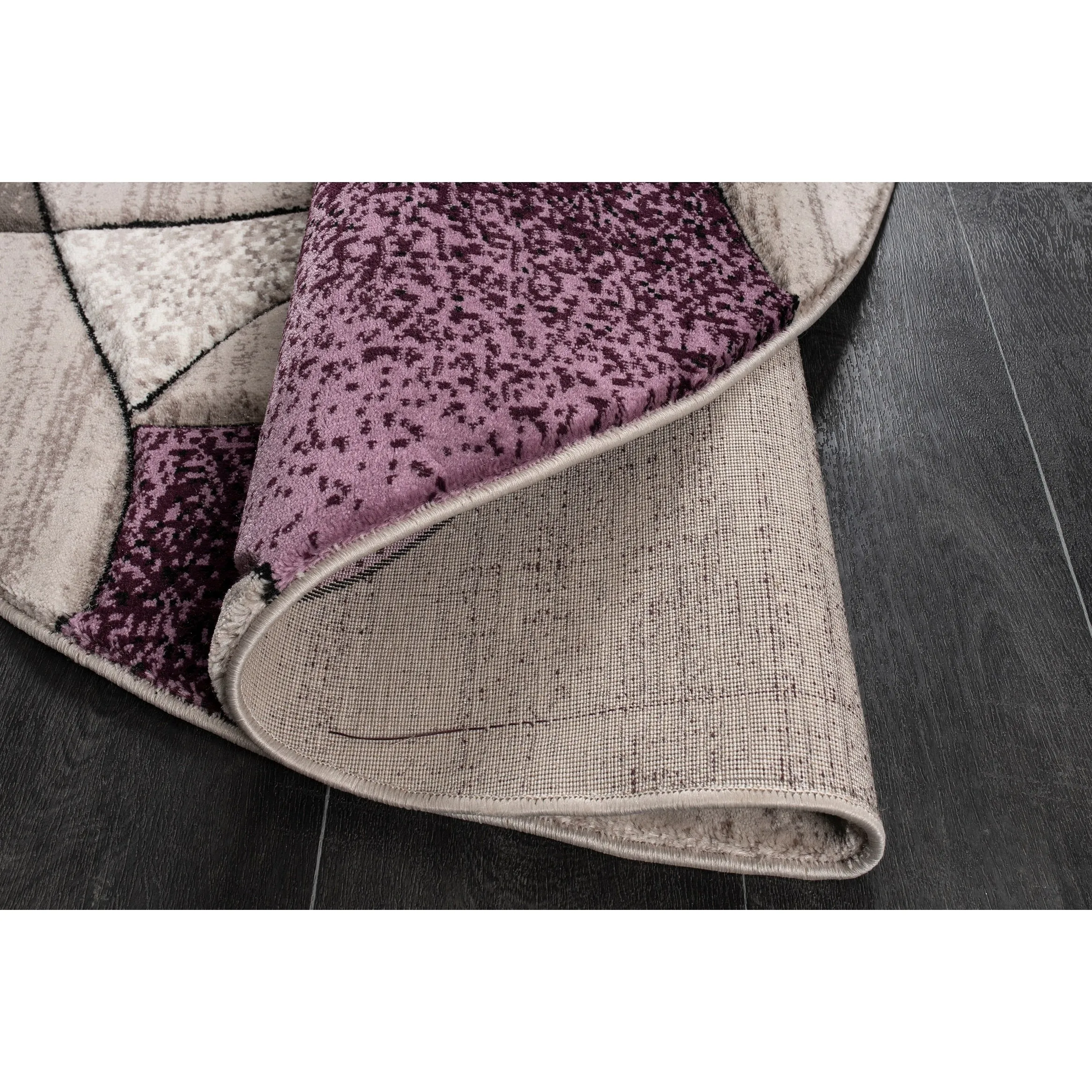 Rhodes Collection Abstract Designed Area Rug