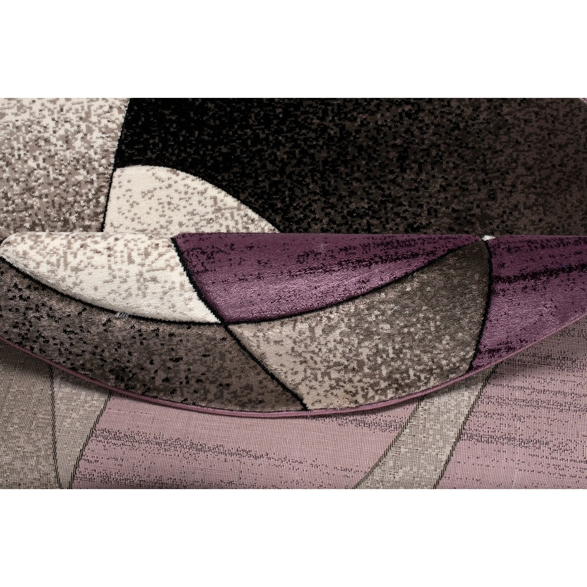 Rhodes Collection Abstract Designed Area Rug
