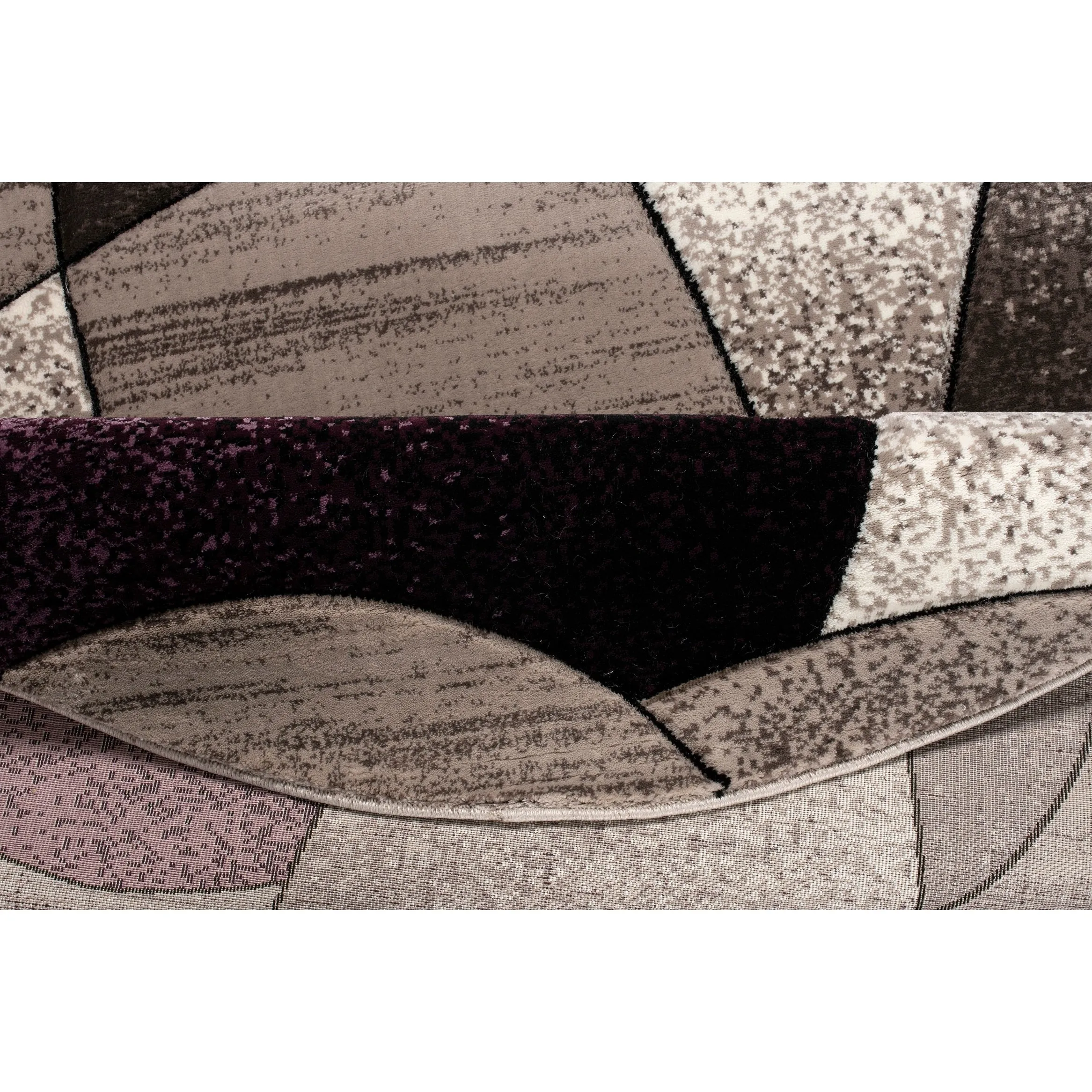 Rhodes Collection Abstract Designed Area Rug