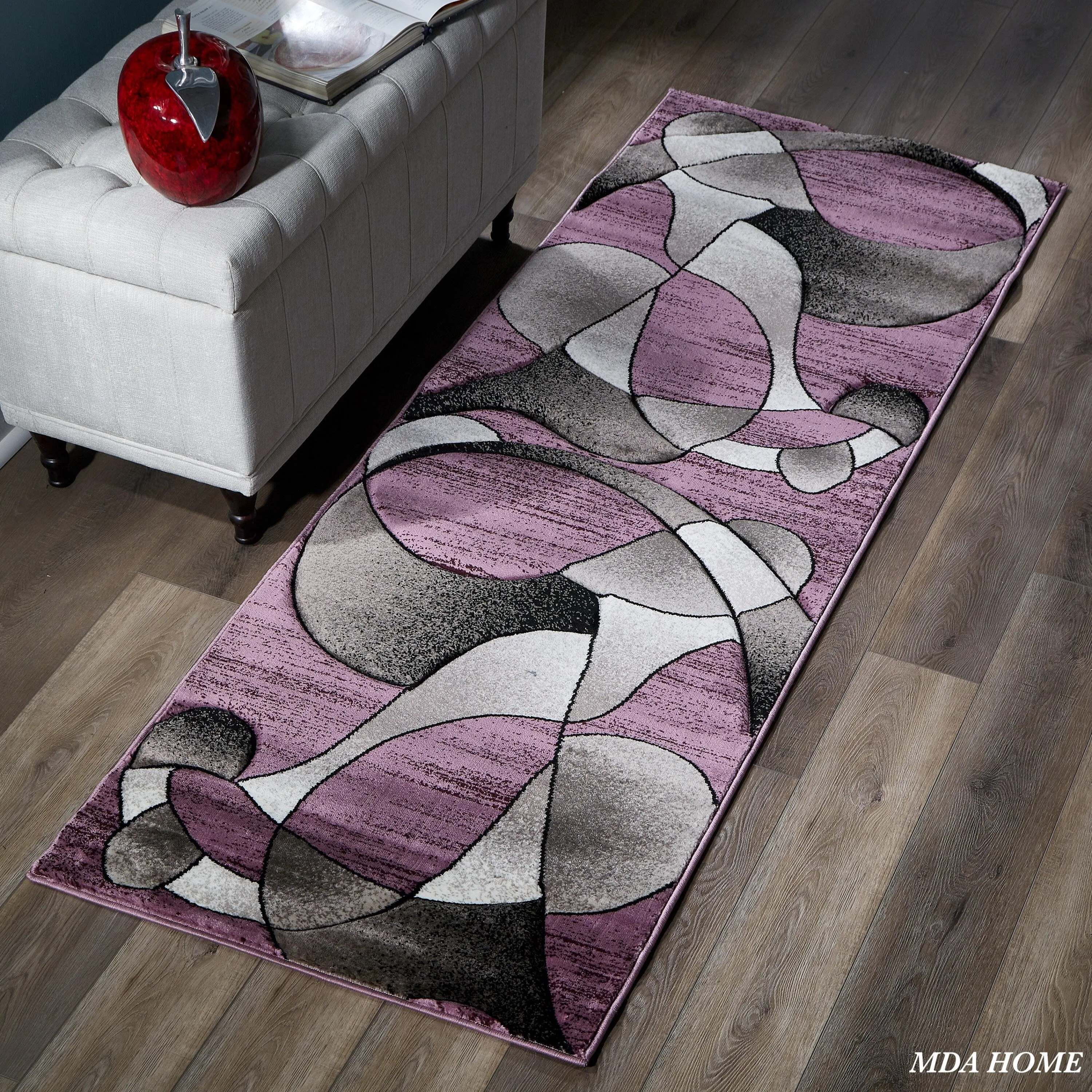 Rhodes Collection Abstract Designed Area Rug