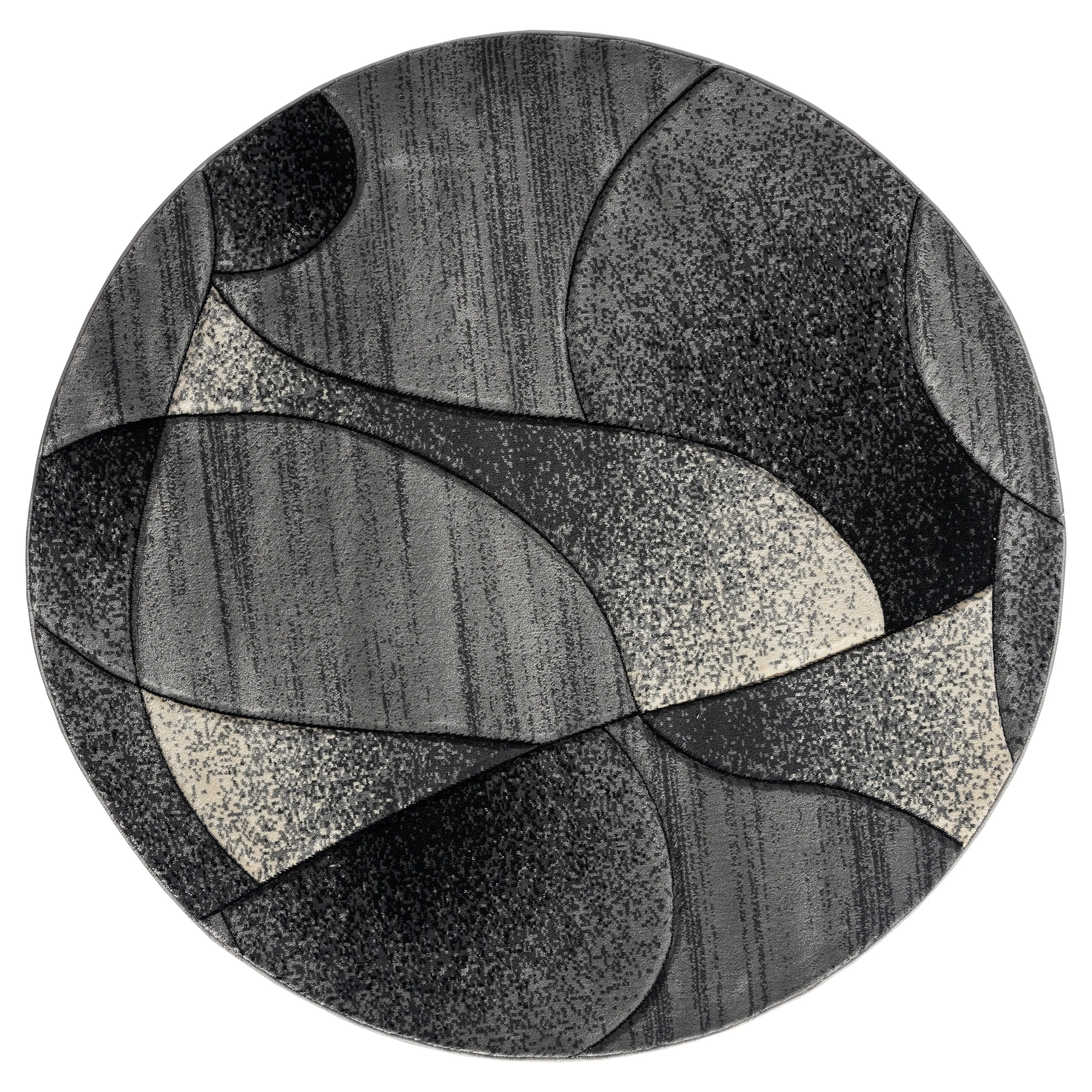 Rhodes Collection Abstract Designed Area Rug