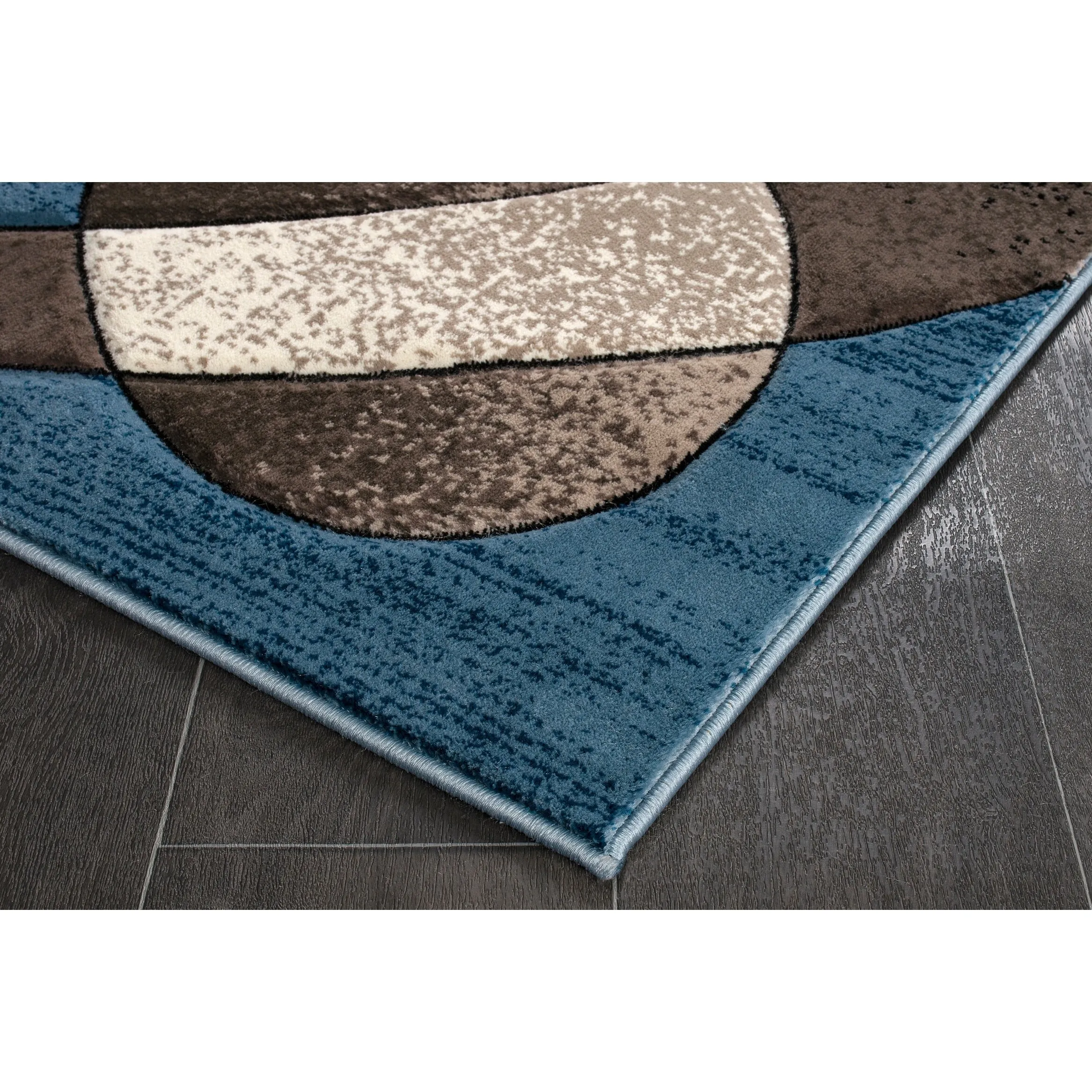 Rhodes Collection Abstract Designed Area Rug