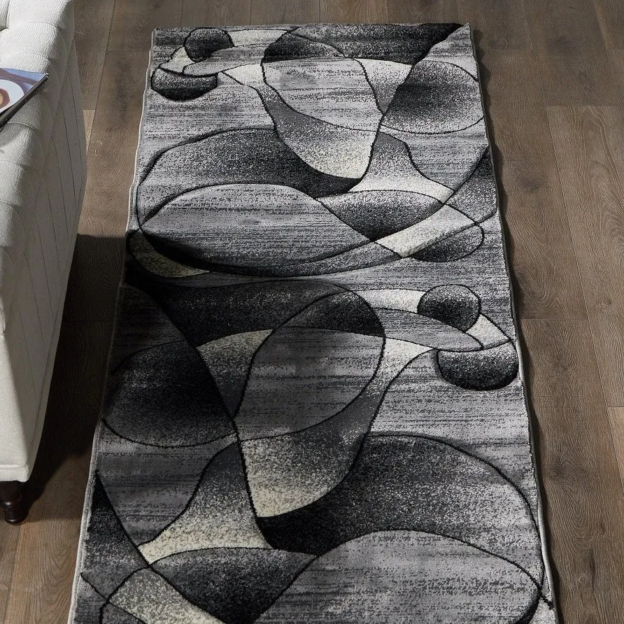 Rhodes Collection Abstract Designed Area Rug