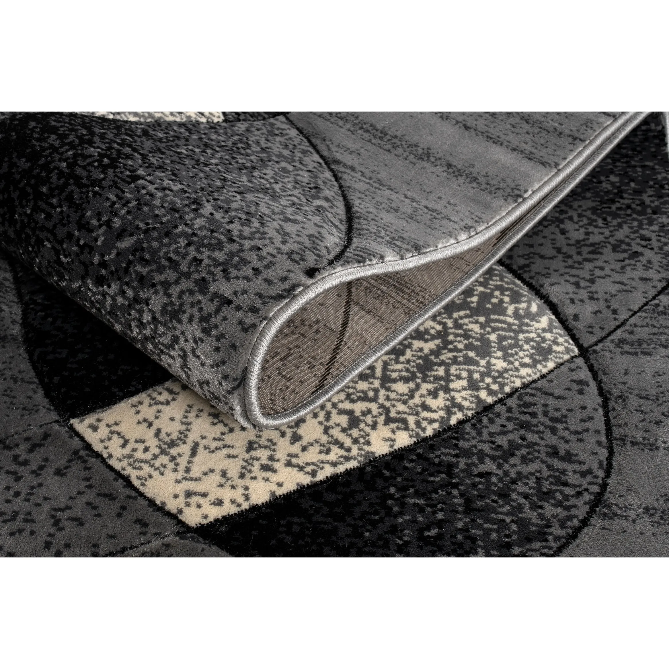 Rhodes Collection Abstract Designed Area Rug