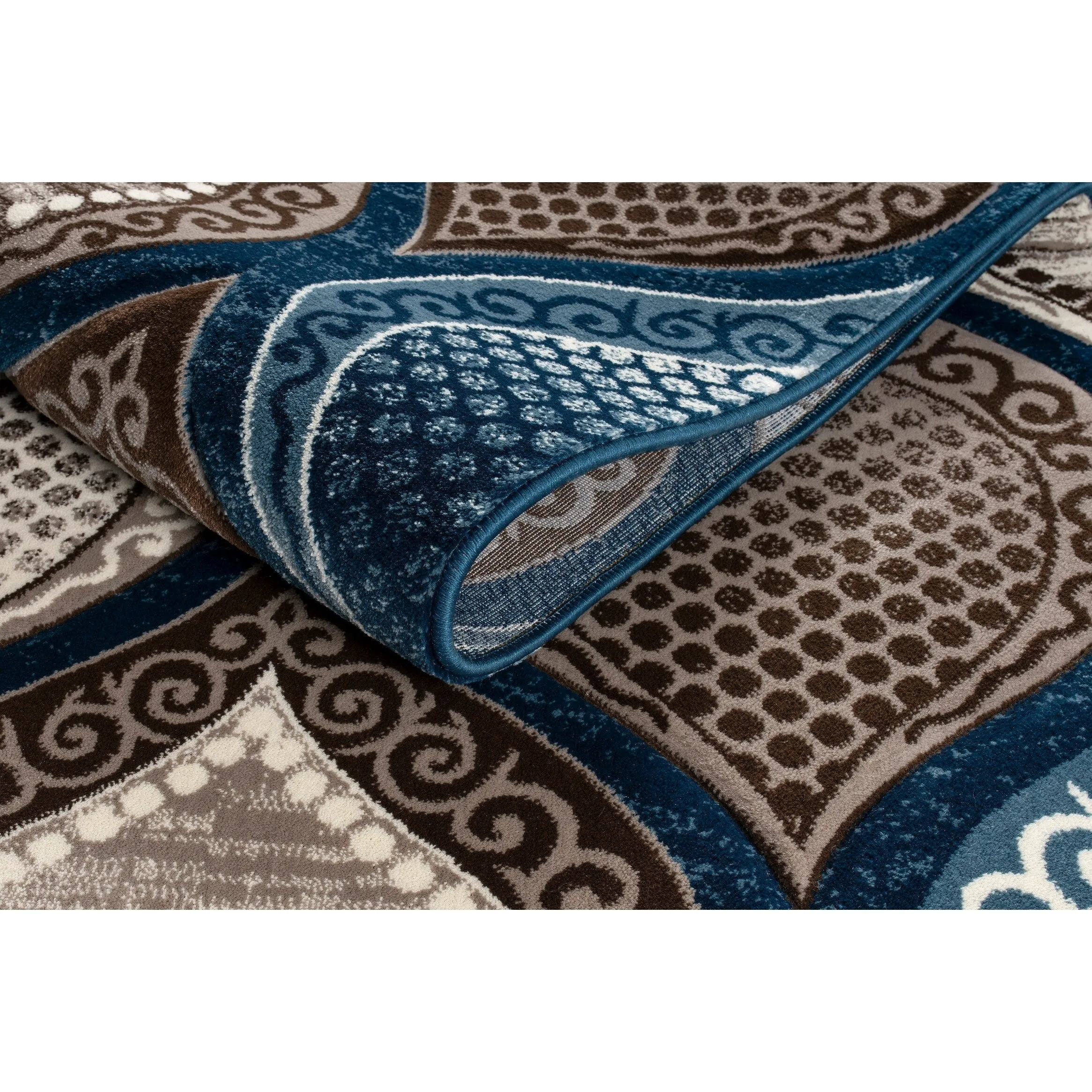 Rhodes Collection Abstract Lattice Area Rug
