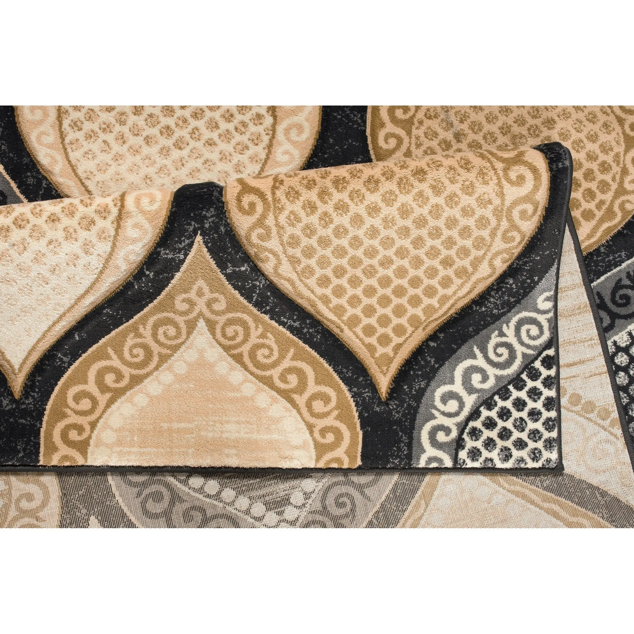 Rhodes Collection Abstract Lattice Area Rug