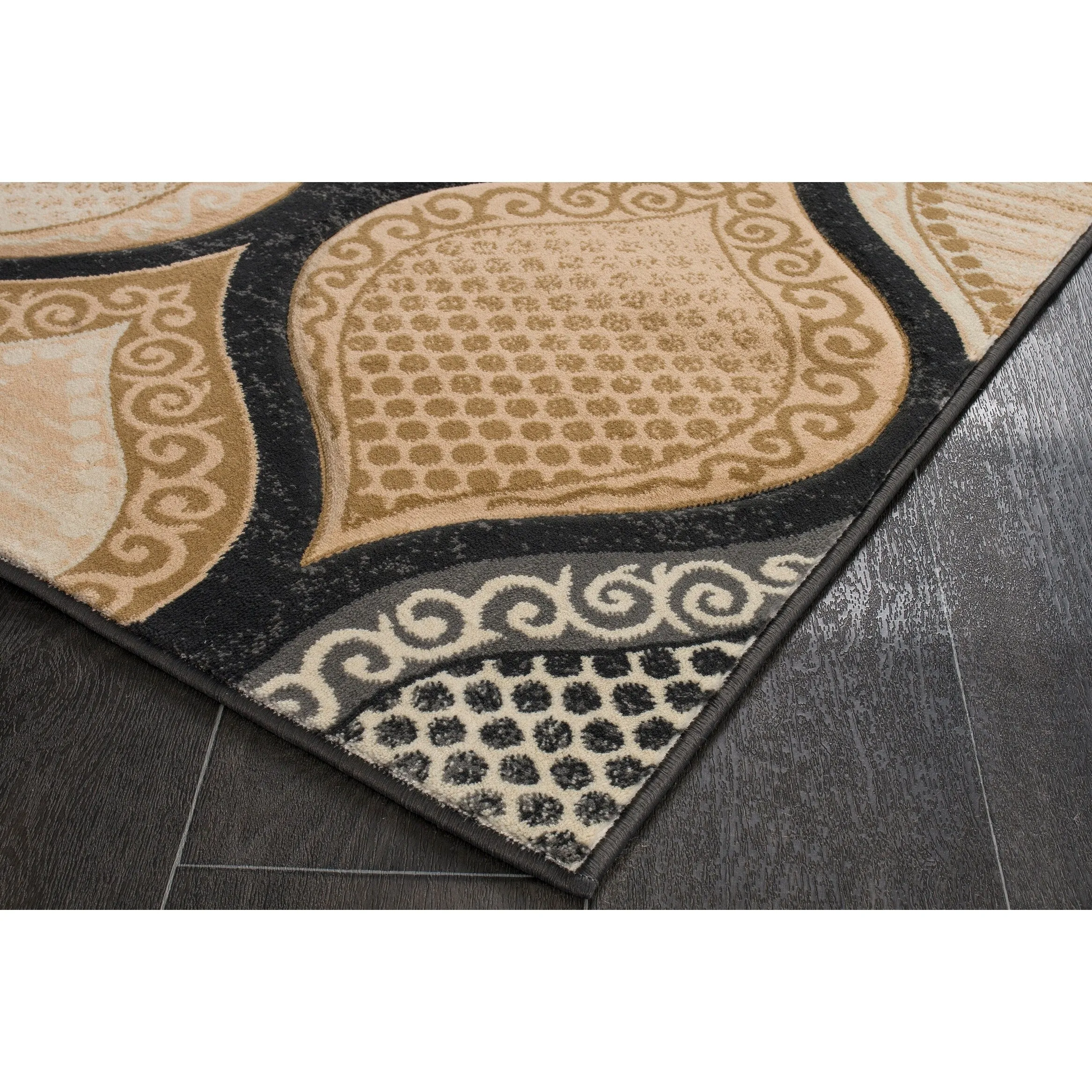 Rhodes Collection Abstract Lattice Area Rug