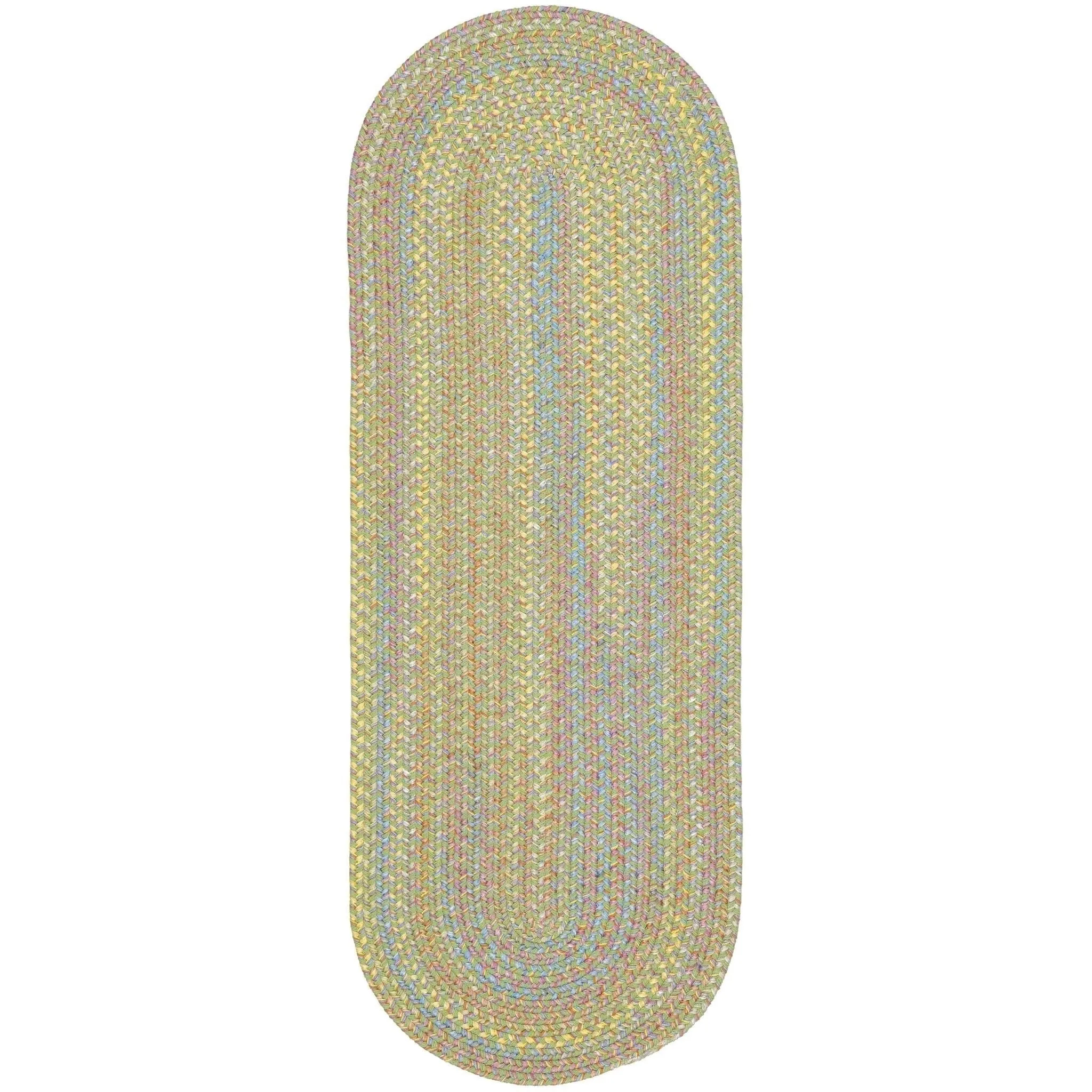 Rhody Rug Playful Indoor/Outdoor Braided Area Rug