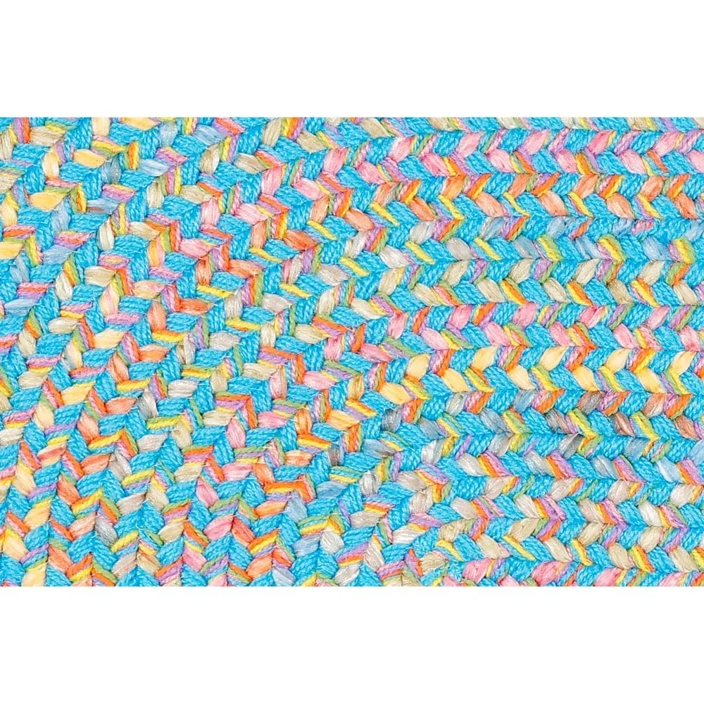 Rhody Rug Playful Indoor/Outdoor Braided Area Rug
