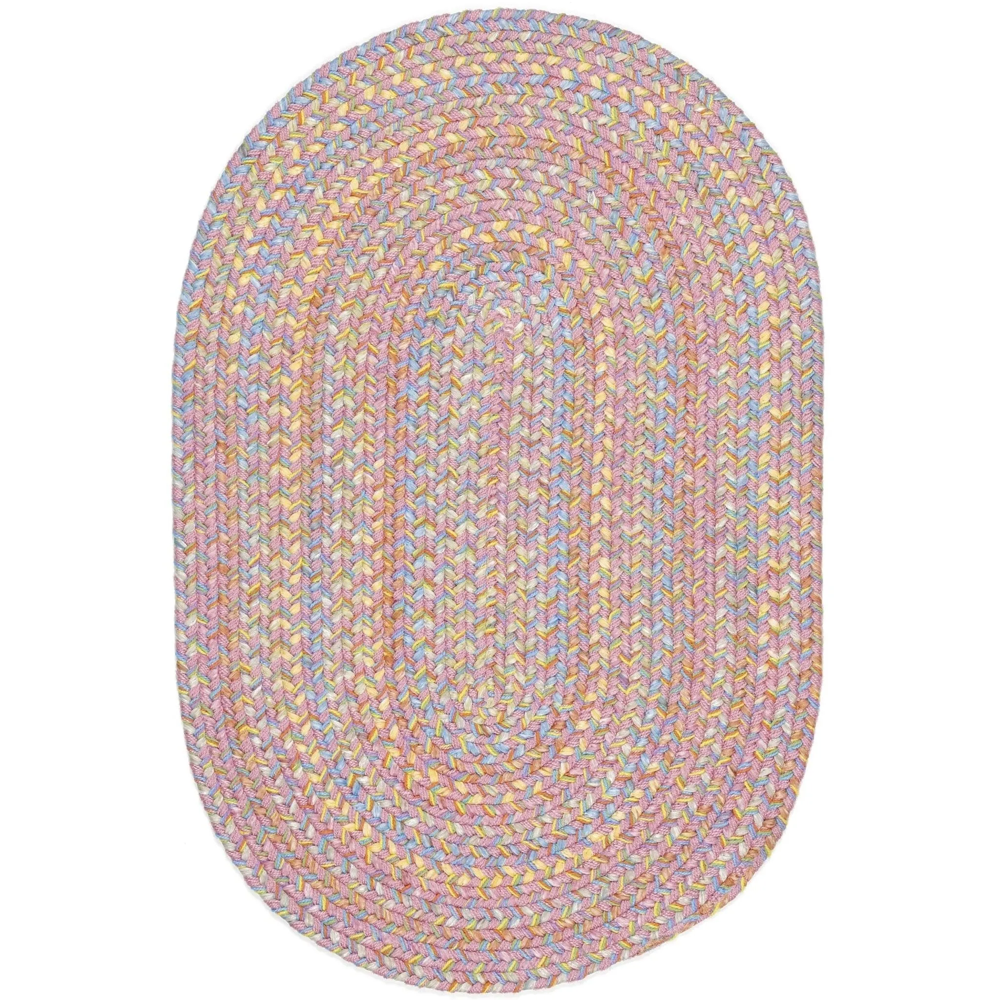 Rhody Rug Playful Indoor/Outdoor Braided Area Rug