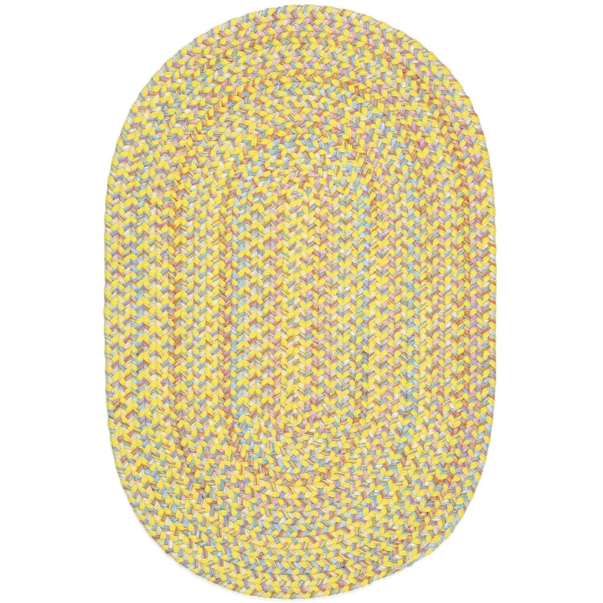Rhody Rug Playful Indoor/Outdoor Braided Area Rug