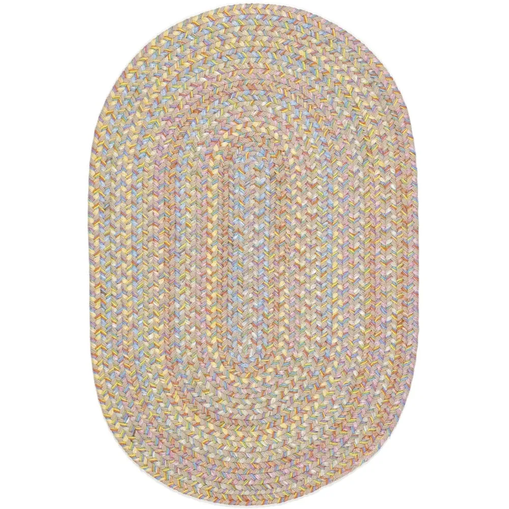 Rhody Rug Playful Indoor/Outdoor Braided Area Rug