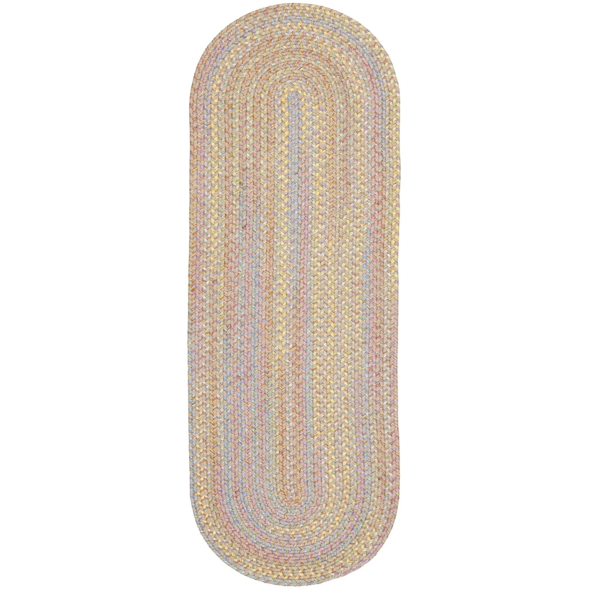 Rhody Rug Playful Indoor/Outdoor Braided Area Rug