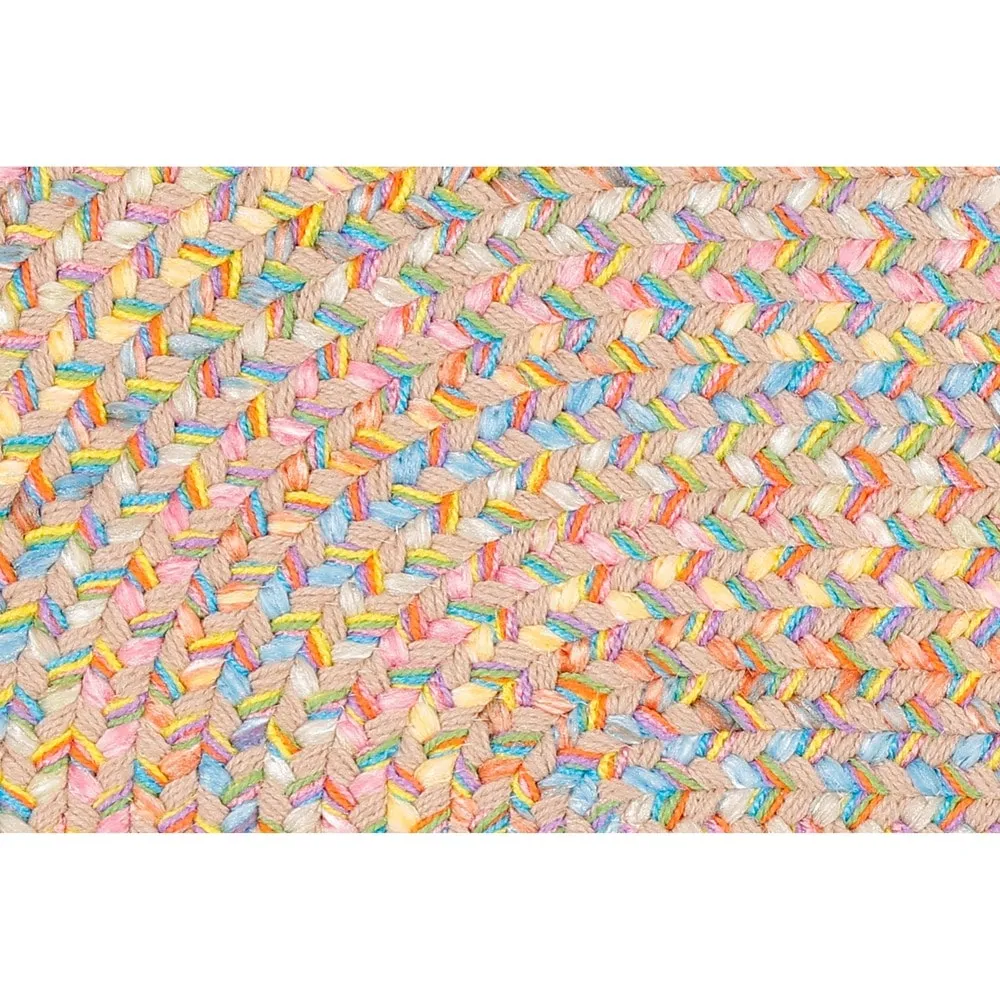 Rhody Rug Playful Indoor/Outdoor Braided Area Rug