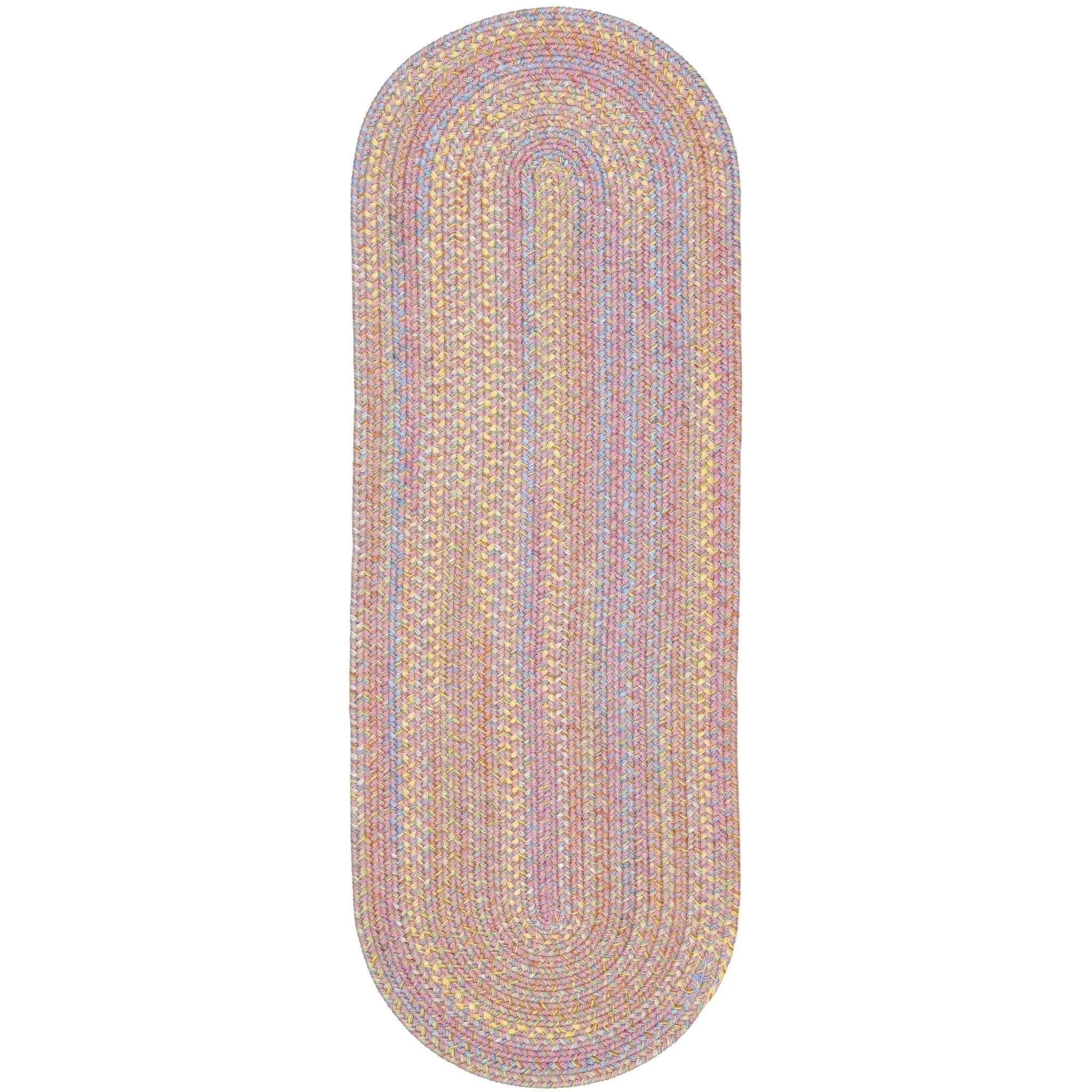 Rhody Rug Playful Indoor/Outdoor Braided Area Rug