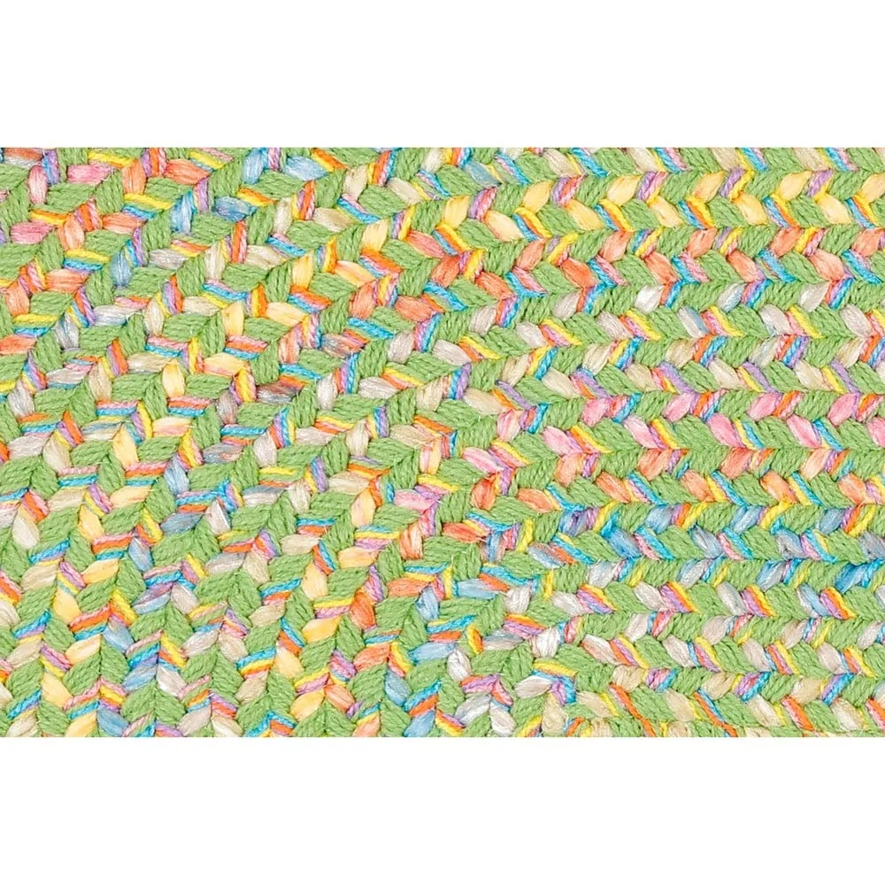 Rhody Rug Playful Indoor/Outdoor Braided Area Rug