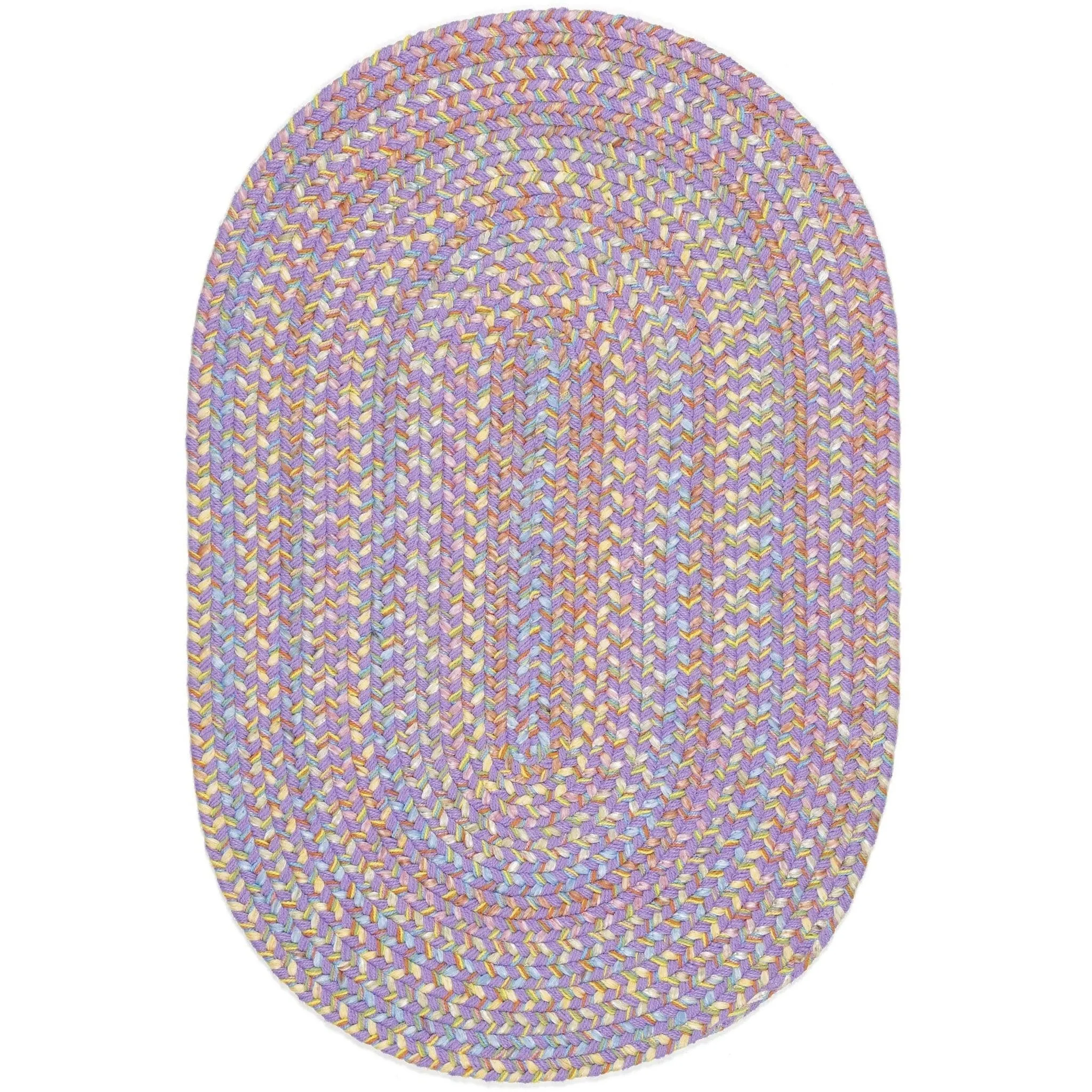 Rhody Rug Playful Indoor/Outdoor Braided Area Rug