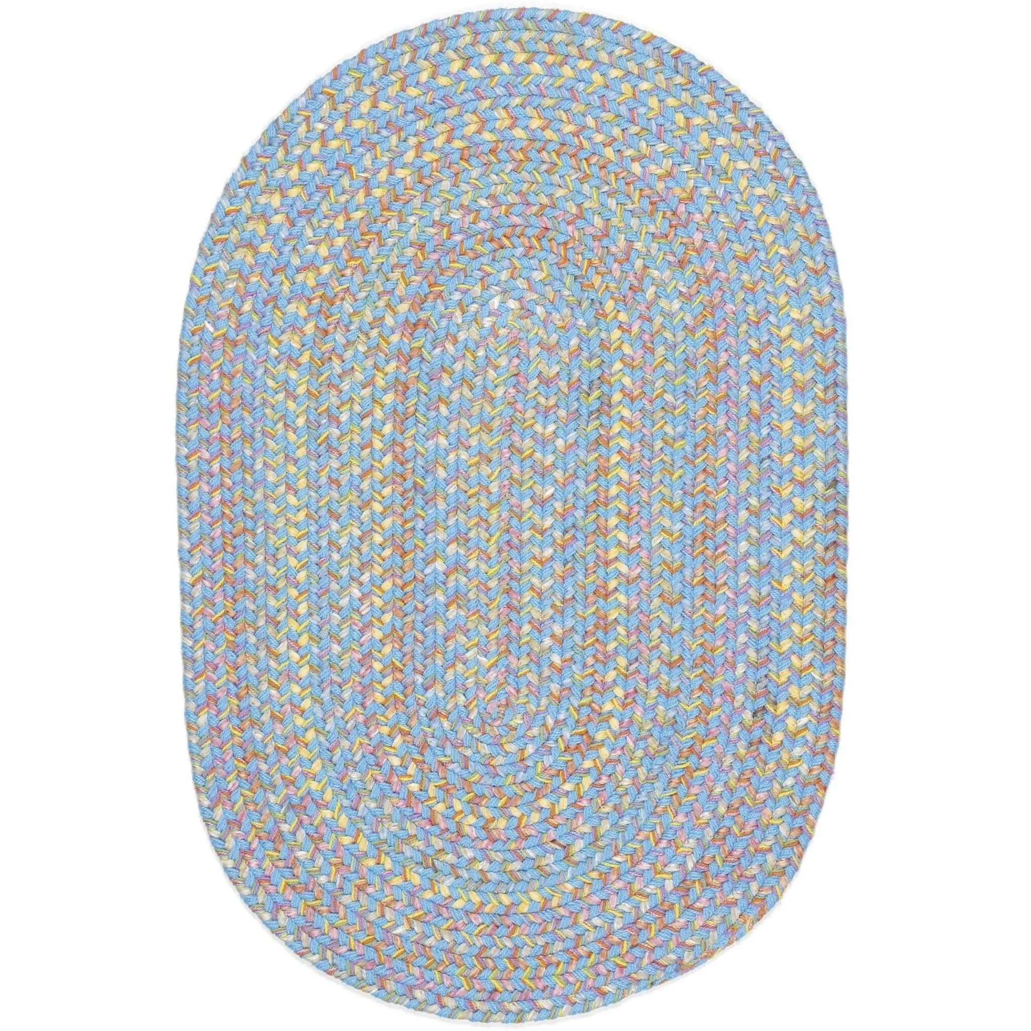 Rhody Rug Playful Indoor/Outdoor Braided Area Rug