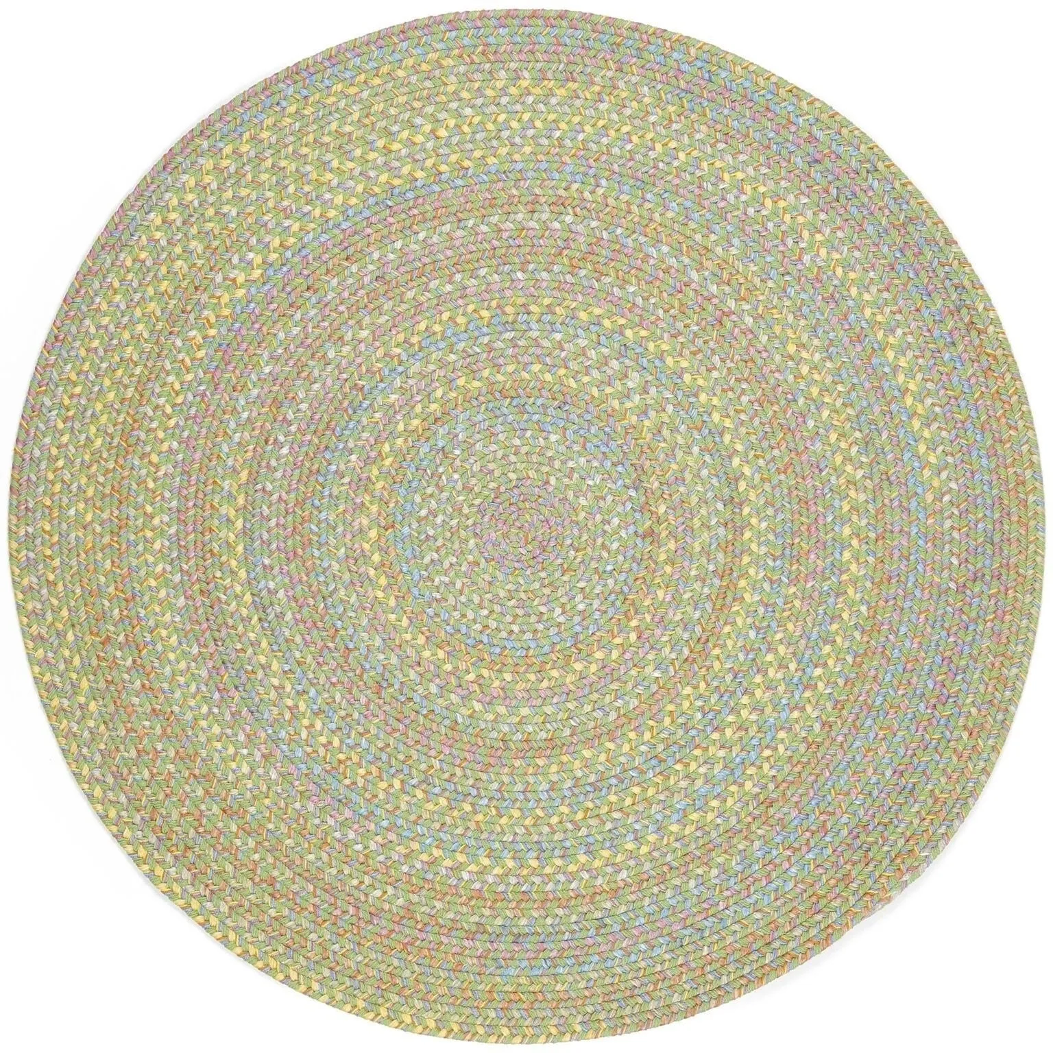 Rhody Rug Playful Indoor/Outdoor Braided Area Rug