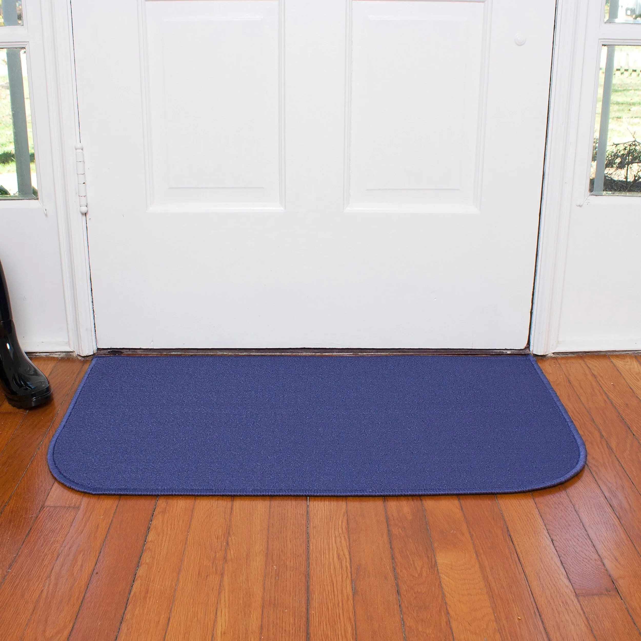 RITZ Solid Accent Rug 20 in. x 36 in. - 2' x 3' Oval