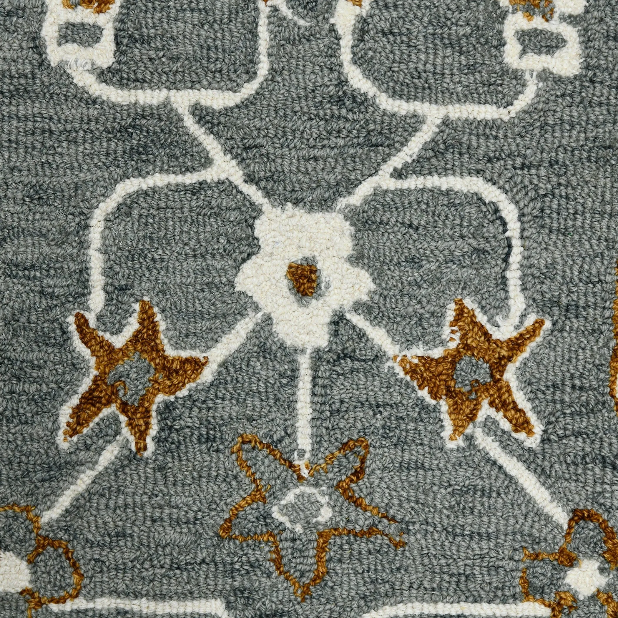 Romesha Pecos Hand-Hooked Wool Area Rug