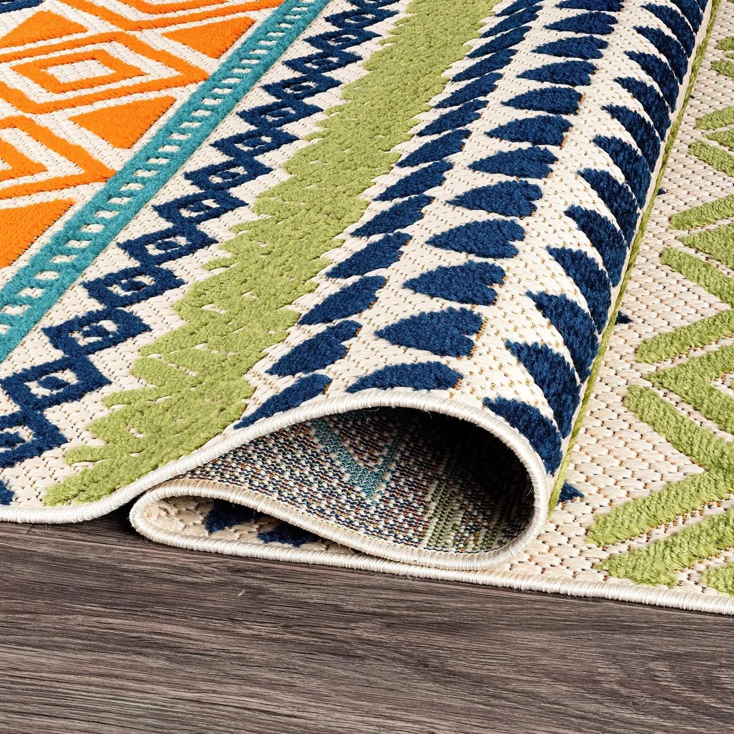 Ronda Contemporary Bohemian Indoor/Outdoor Area Rug