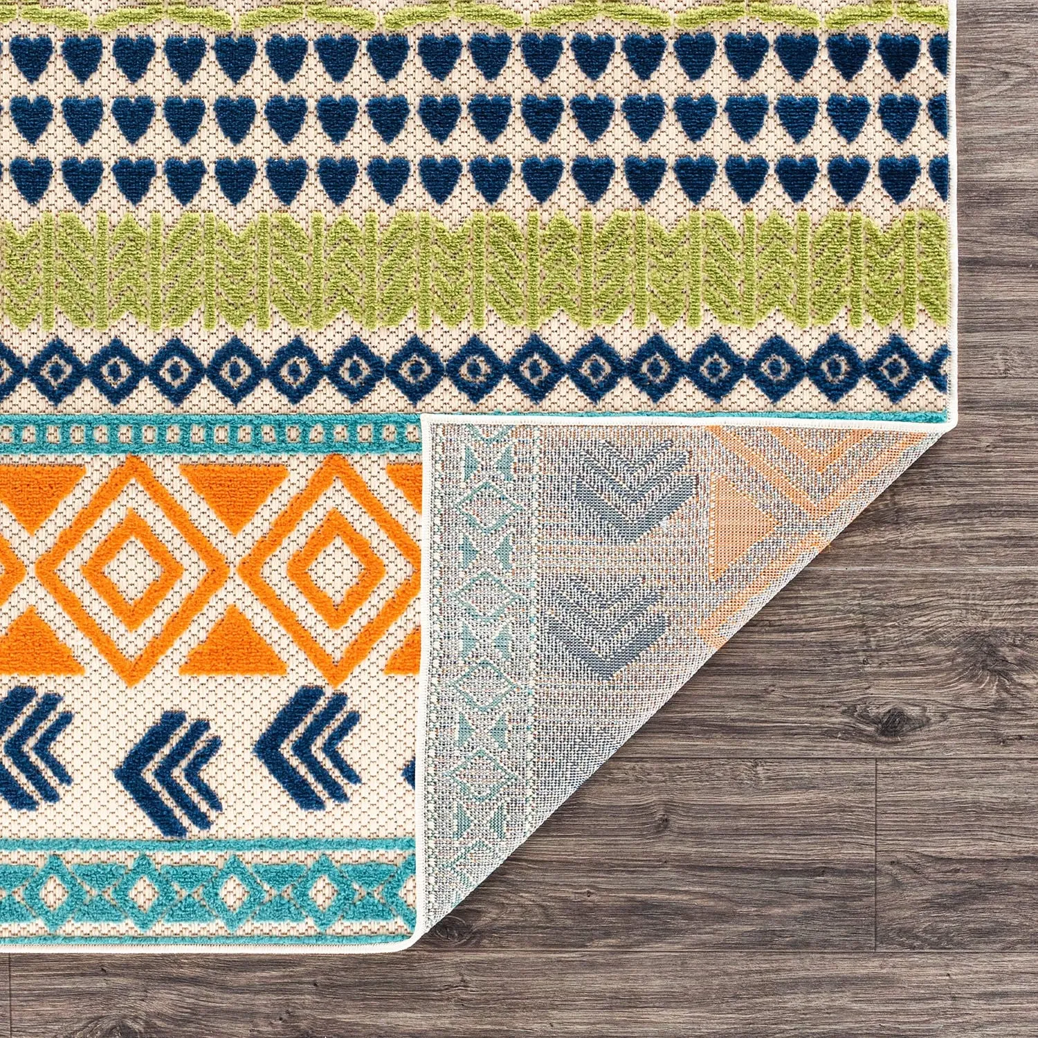 Ronda Contemporary Bohemian Indoor/Outdoor Area Rug