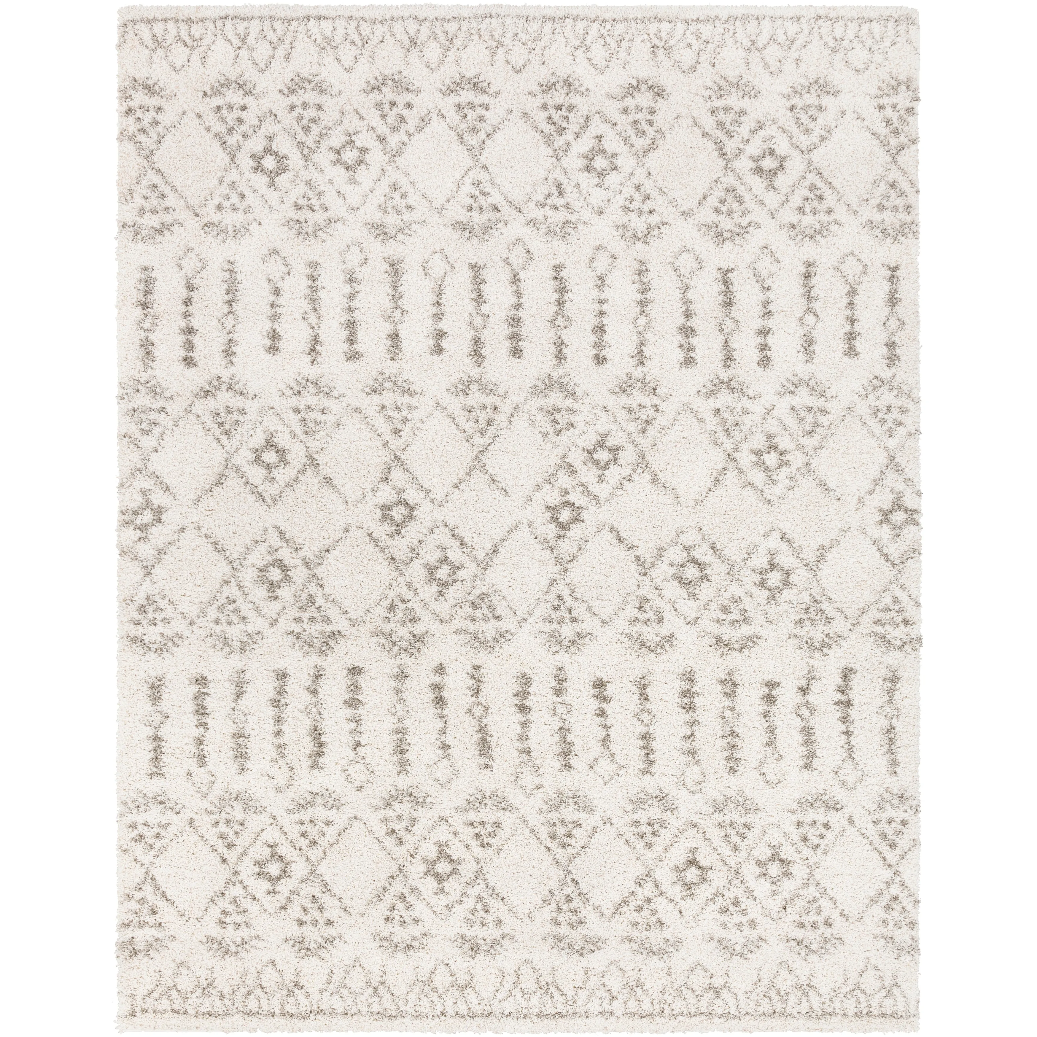 Rory Ivory Boho Shag Area Rug (7'10 x 10'3) - 7' 10 x 10' 3