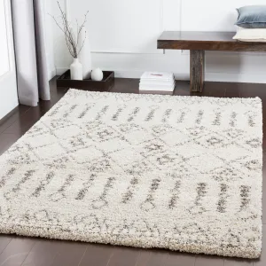 Rory Ivory Boho Shag Area Rug (7'10 x 10'3) - 7' 10 x 10' 3
