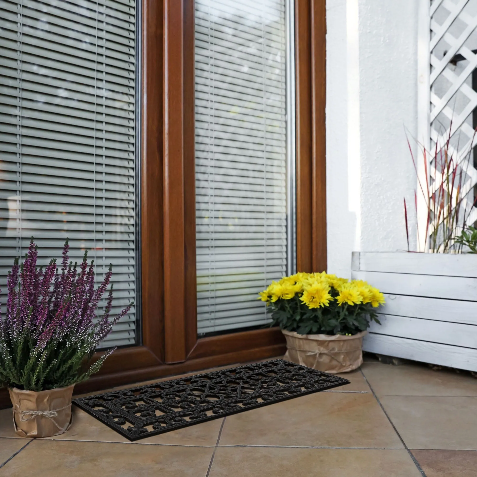 Rubber Stair Treads Doormat Non-Slip Weather-Resistant