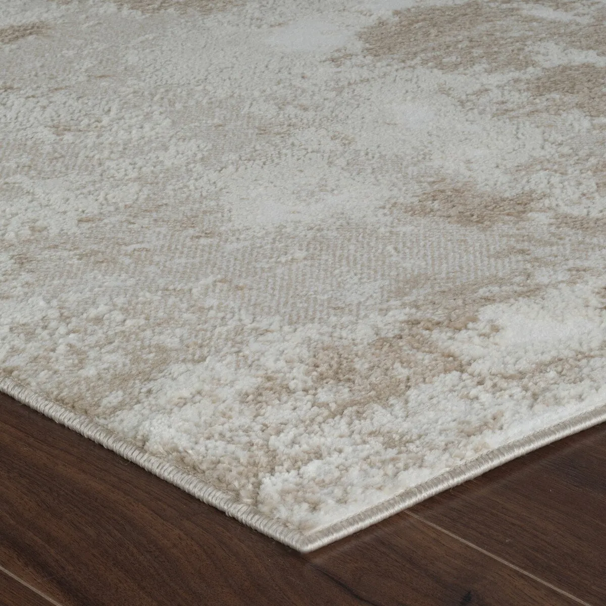 Rug Branch Nomad Coastal Abstract Indoor Area Rug. Beige Cream