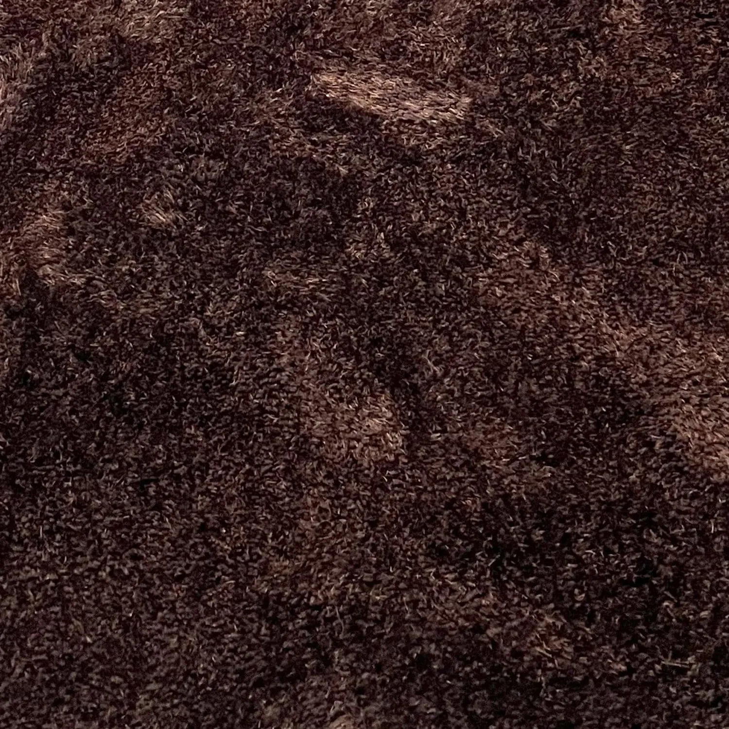 RugBerry Romance Brown Shag Area Rug Soft Fluffy Shaggy Hand Tufted