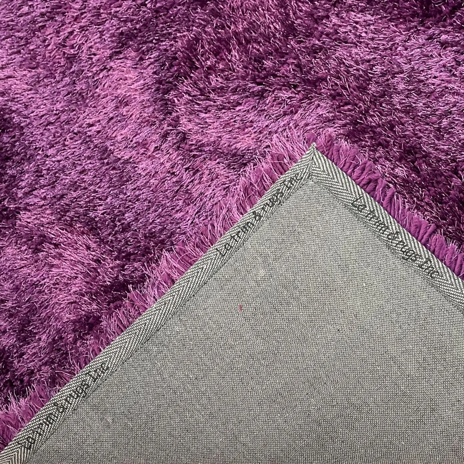RugBerry Romance Purple Shag Area Rug Soft Plush Shaggy Modern Carpet