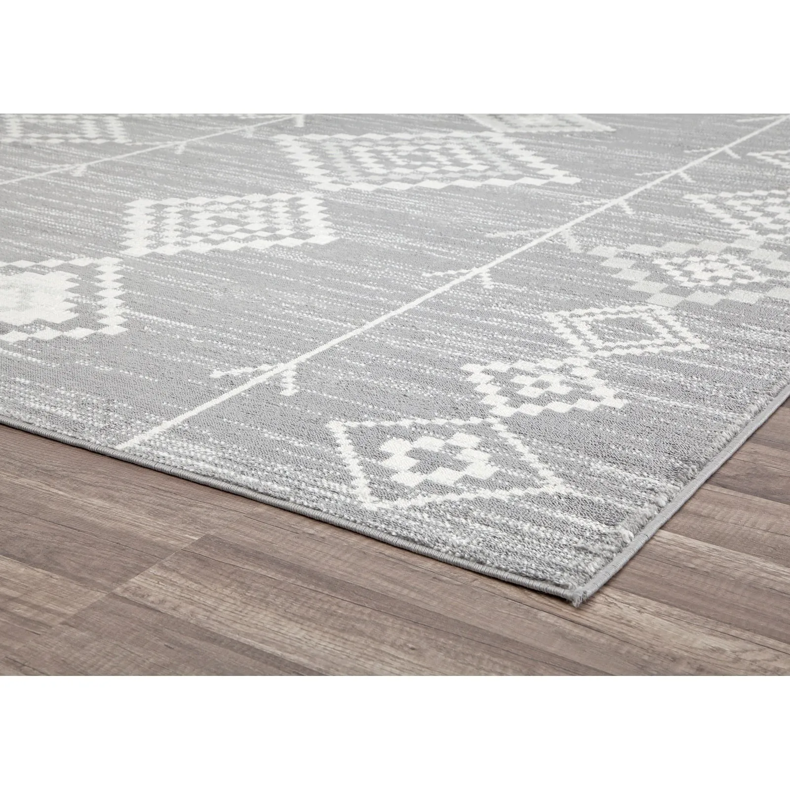 Rugs America Rumi Modern Diamond Boho Tribal Soft Area Rug