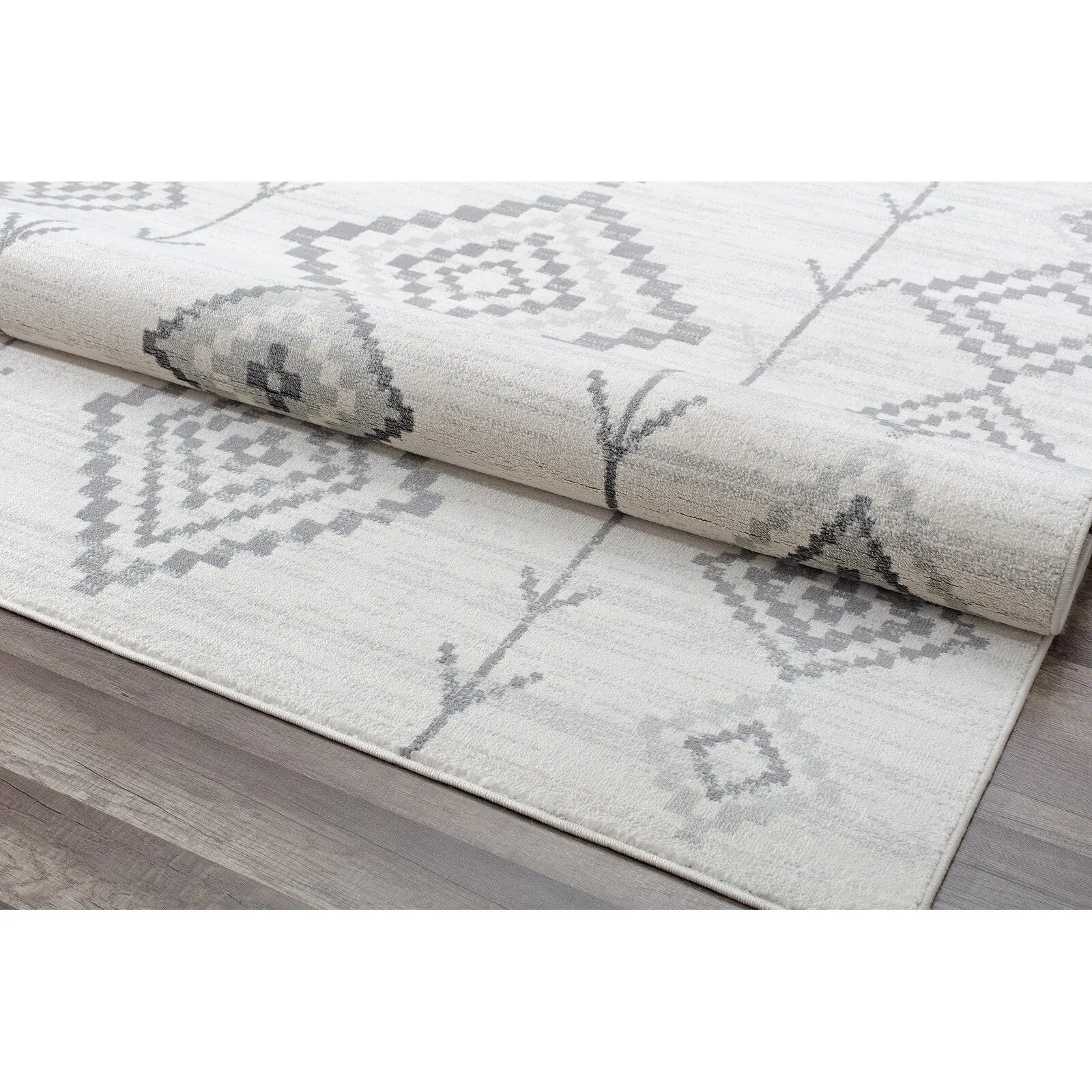 Rugs America Rumi Modern Diamond Boho Tribal Soft Area Rug