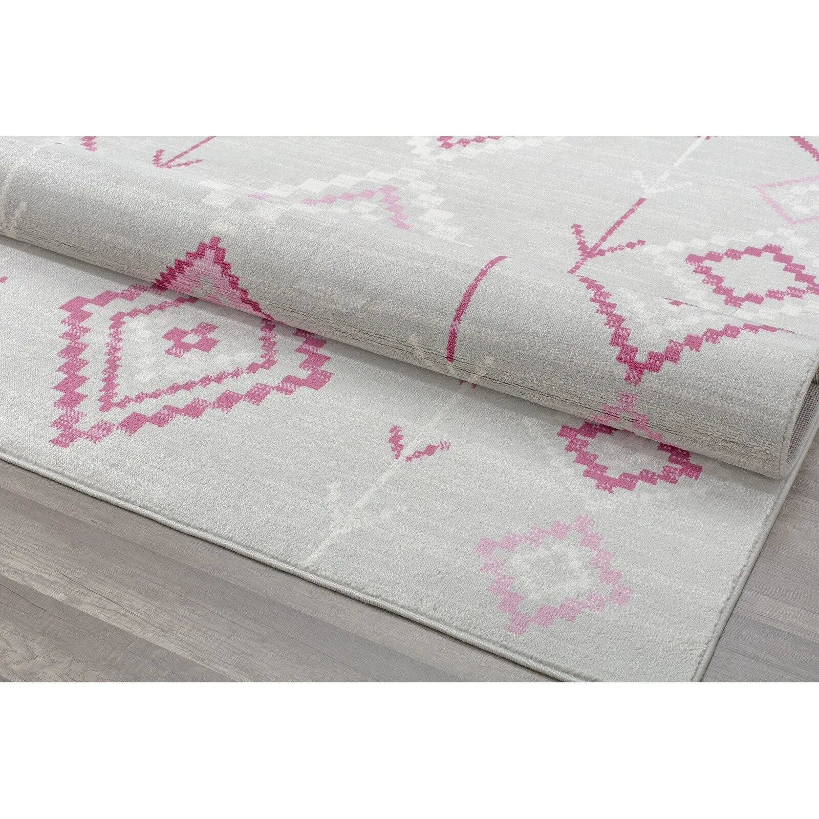 Rugs America Rumi Modern Diamond Boho Tribal Soft Area Rug