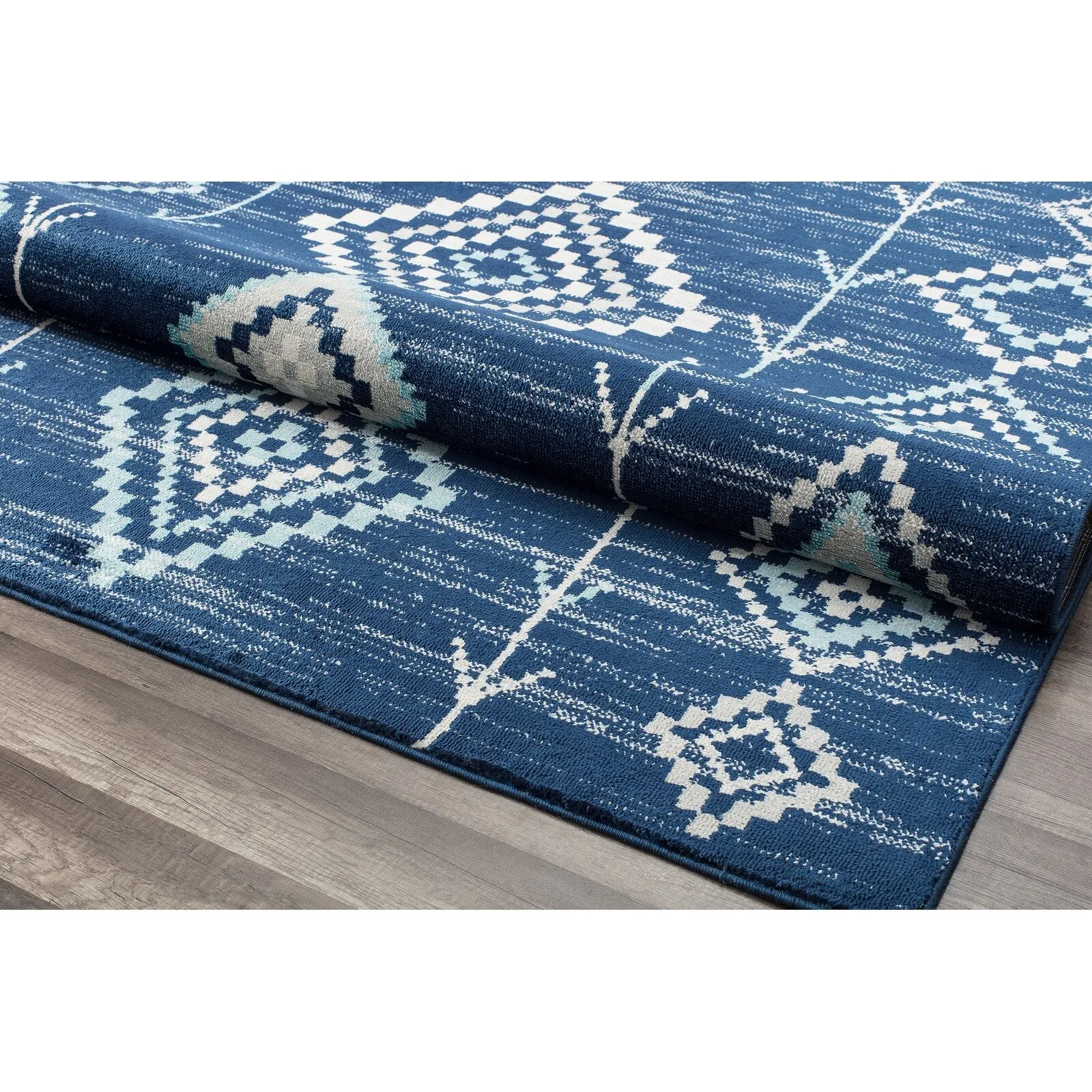 Rugs America Rumi Modern Diamond Boho Tribal Soft Area Rug