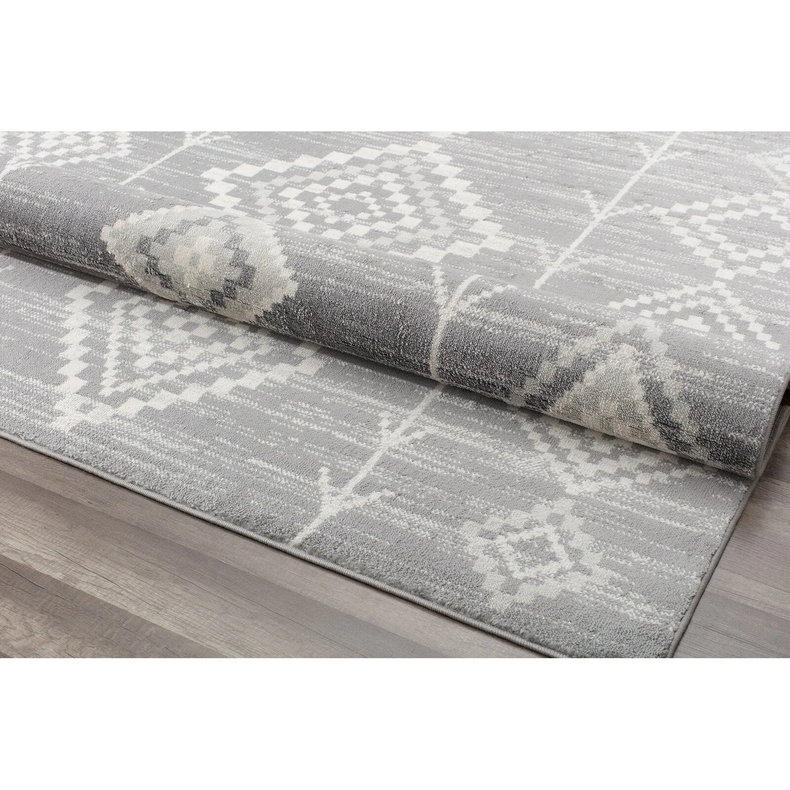 Rugs America Rumi Modern Diamond Boho Tribal Soft Area Rug