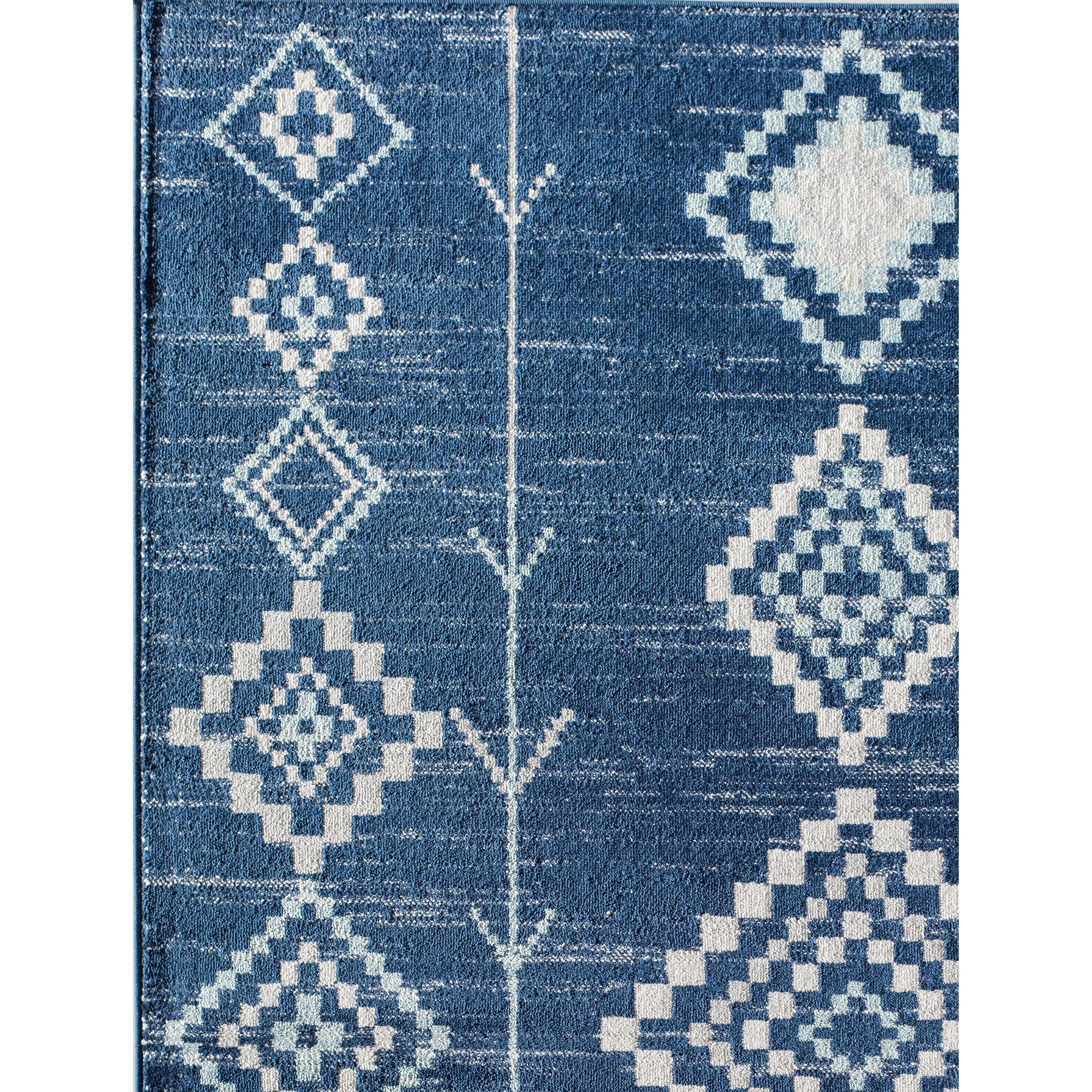 Rugs America Rumi Modern Diamond Boho Tribal Soft Area Rug