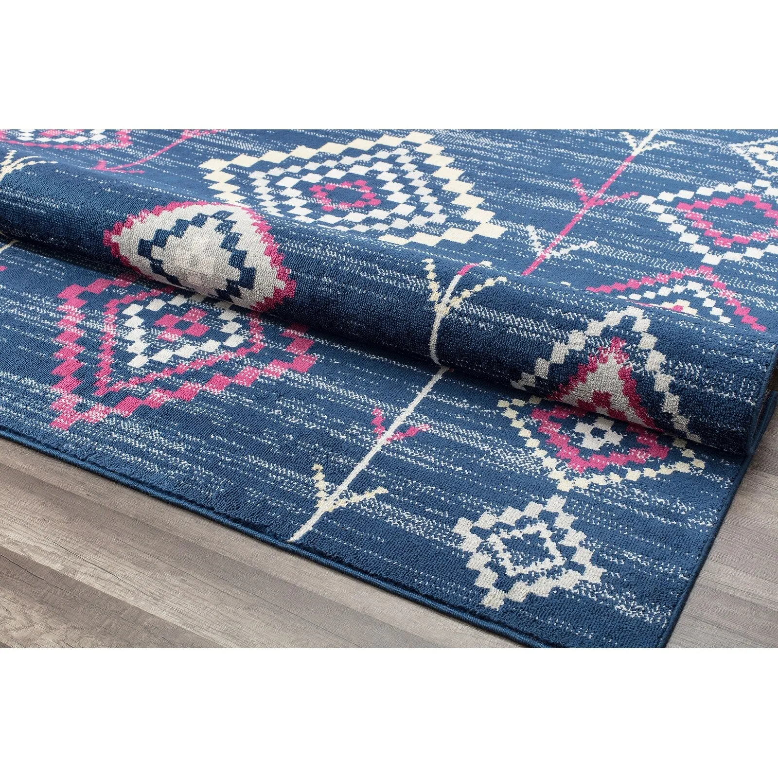 Rugs America Rumi Modern Diamond Boho Tribal Soft Area Rug